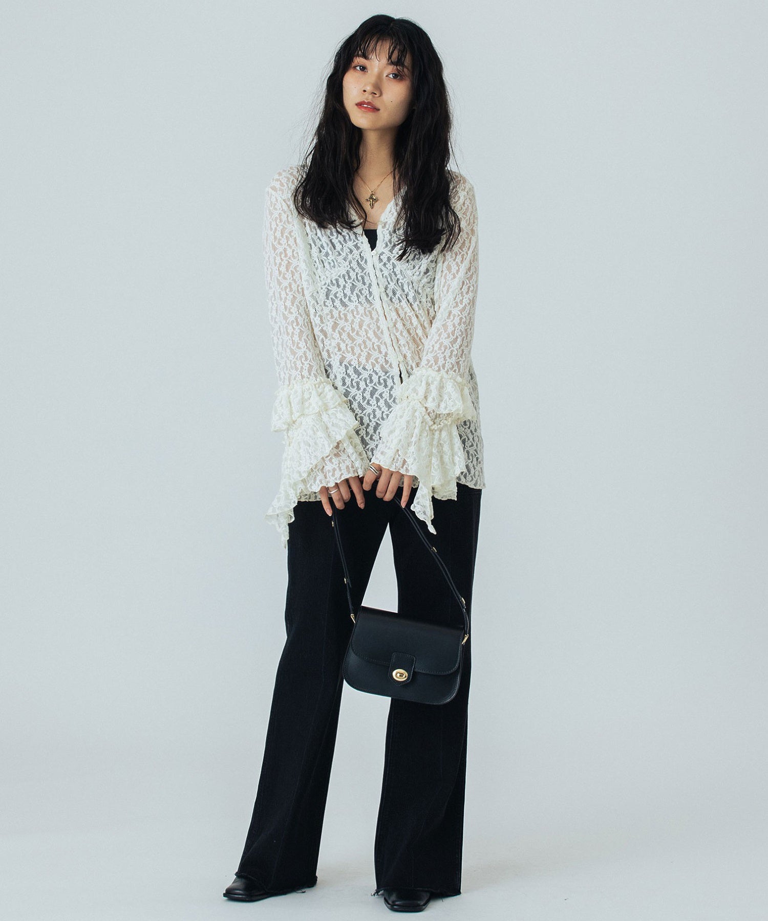 MILLELA FIRENZE/SMOOTH LEATHER SHOULDER BAG