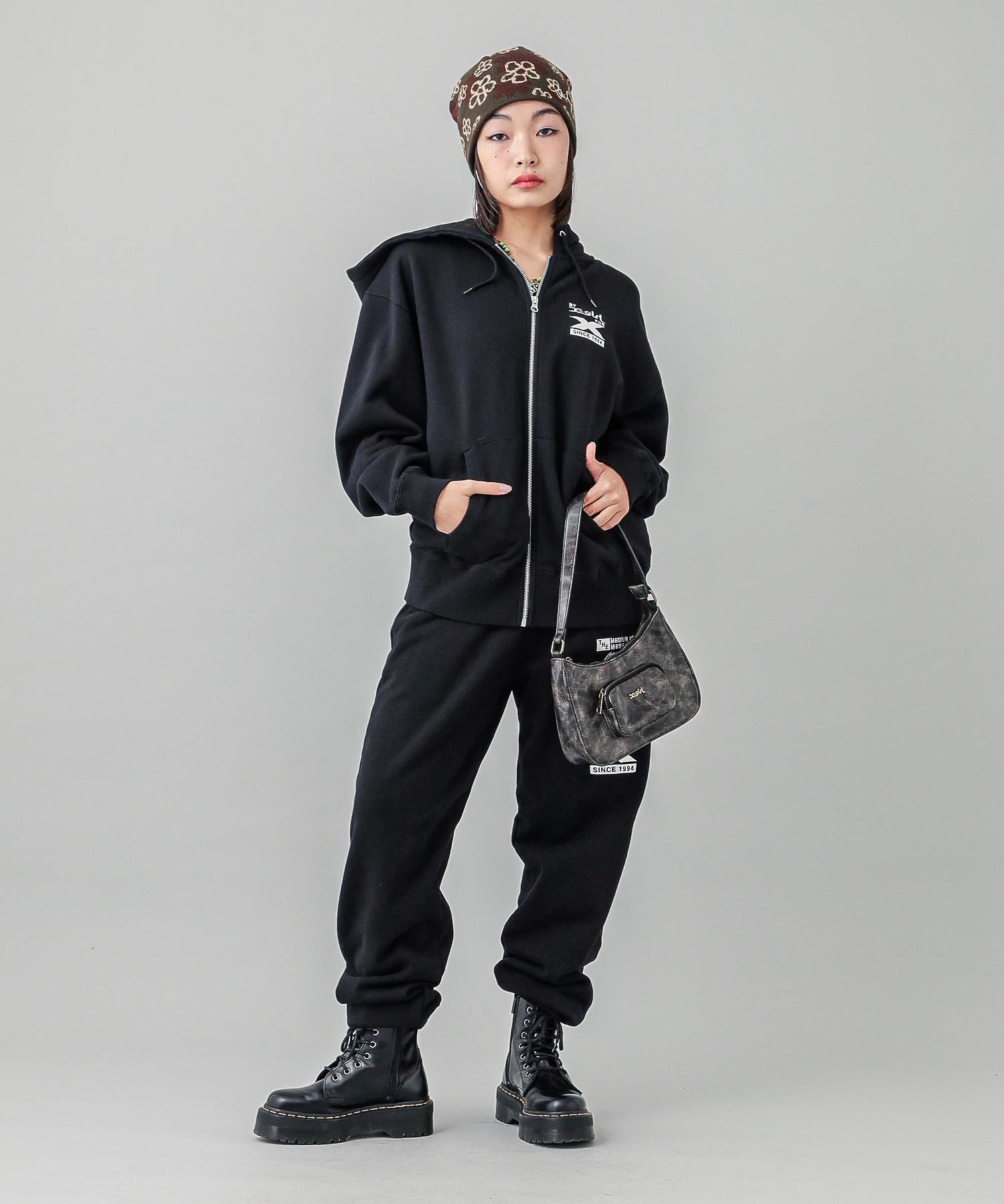 BY X-GIRL FOR X ZIP UP SWEAT HOODIE