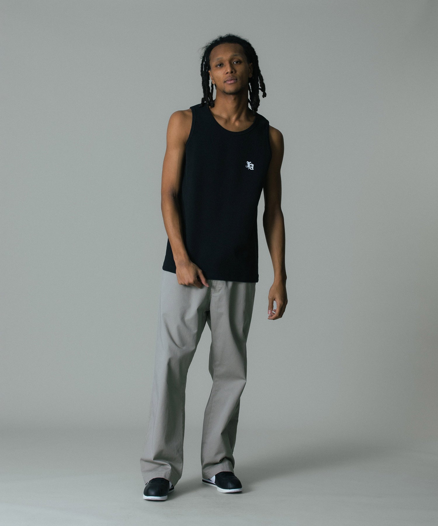 OLD ENGLISH WAFFLE TANK TOP