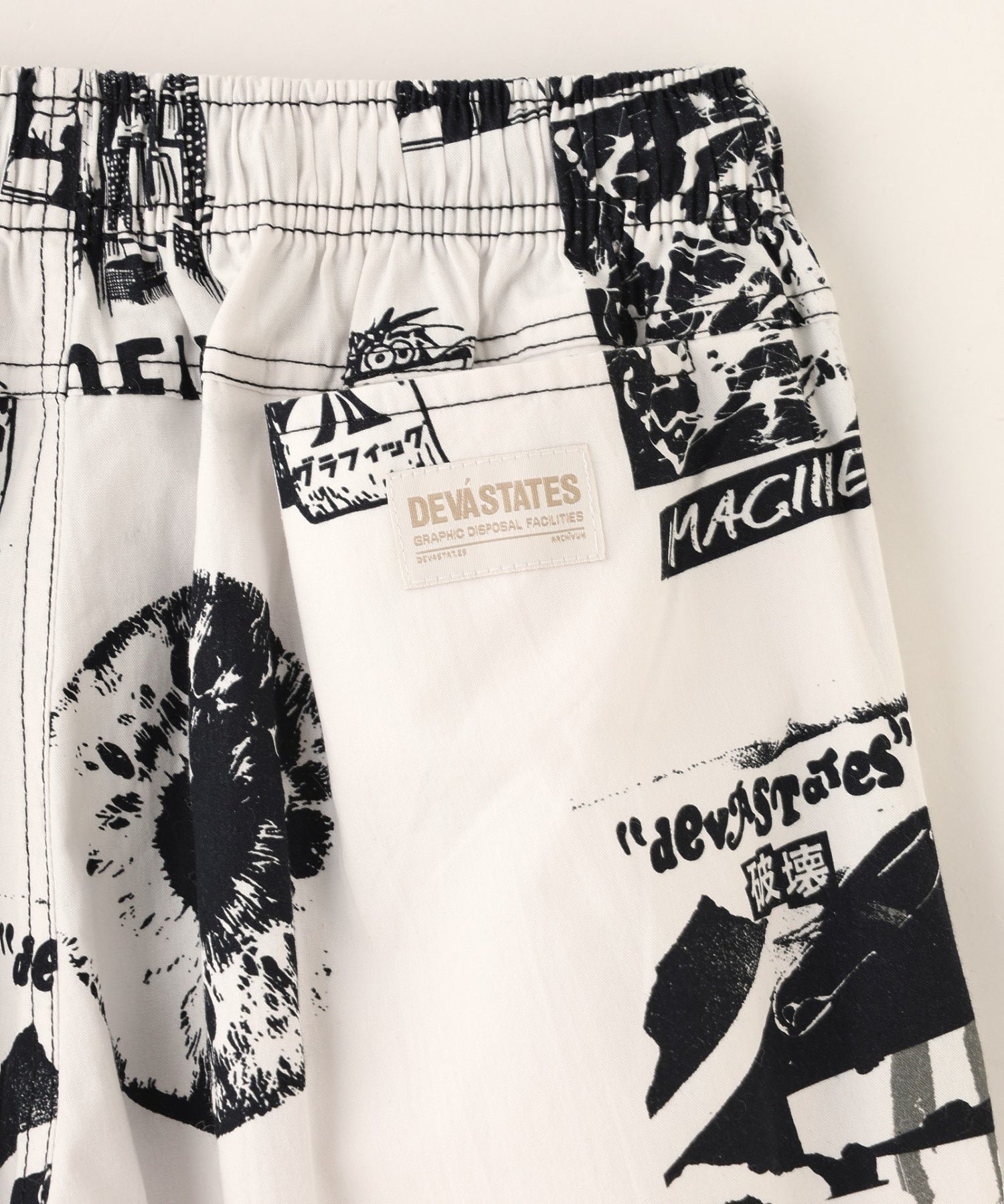 DEVA STATES/ディーヴァ ステイツ/FILTH Printed Easy Pants