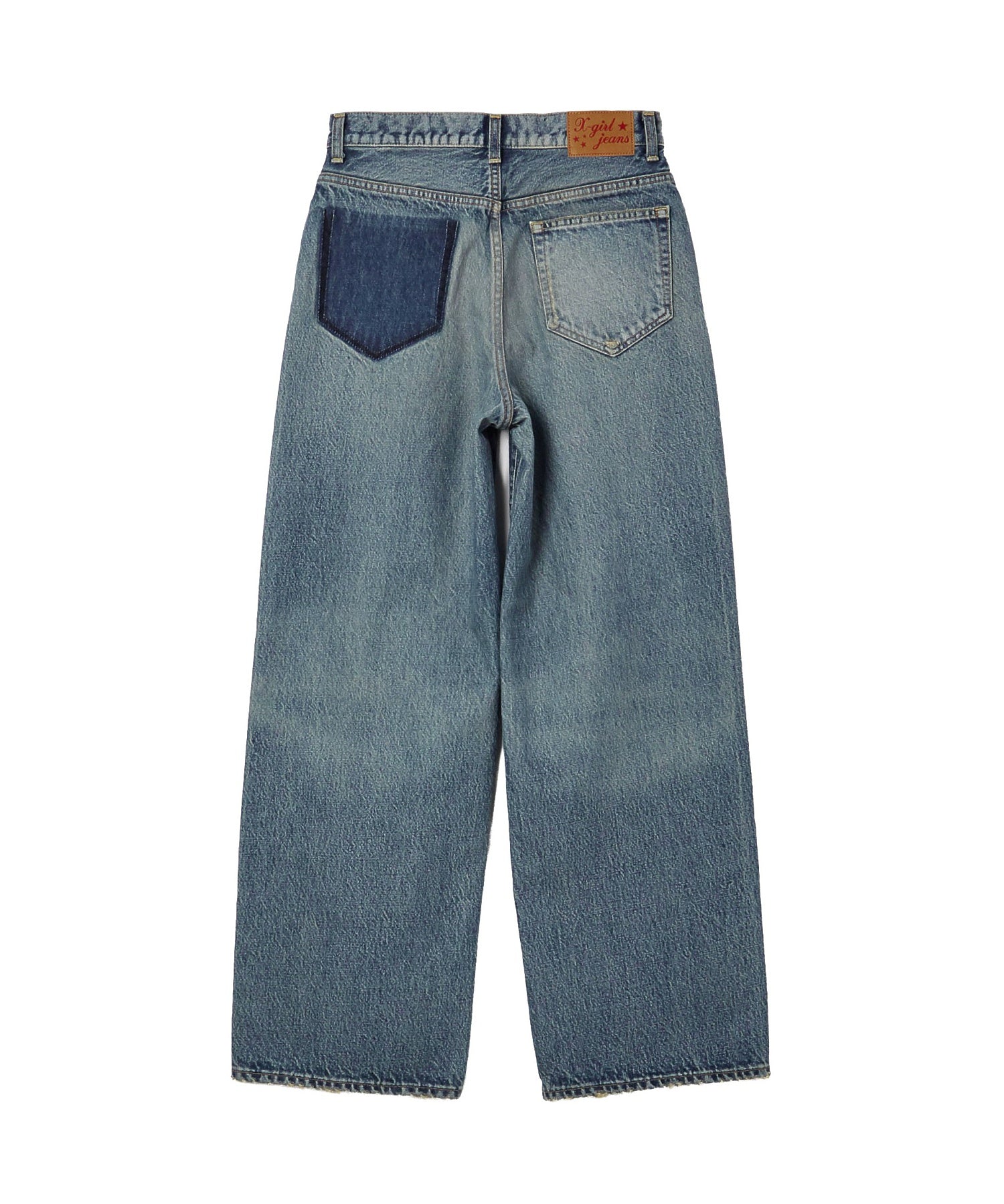 WIDE LEG DENIM PANTS