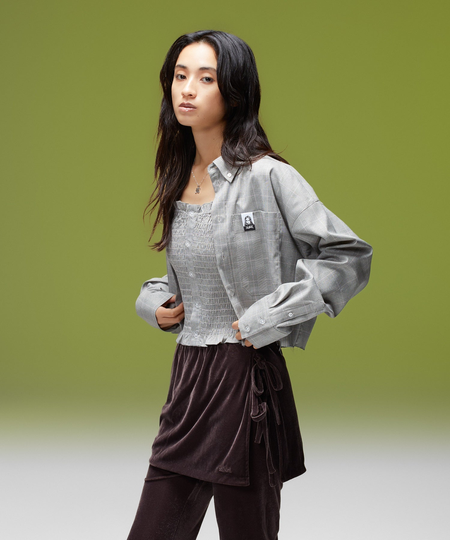 2P LAYERED L/S SHIRT