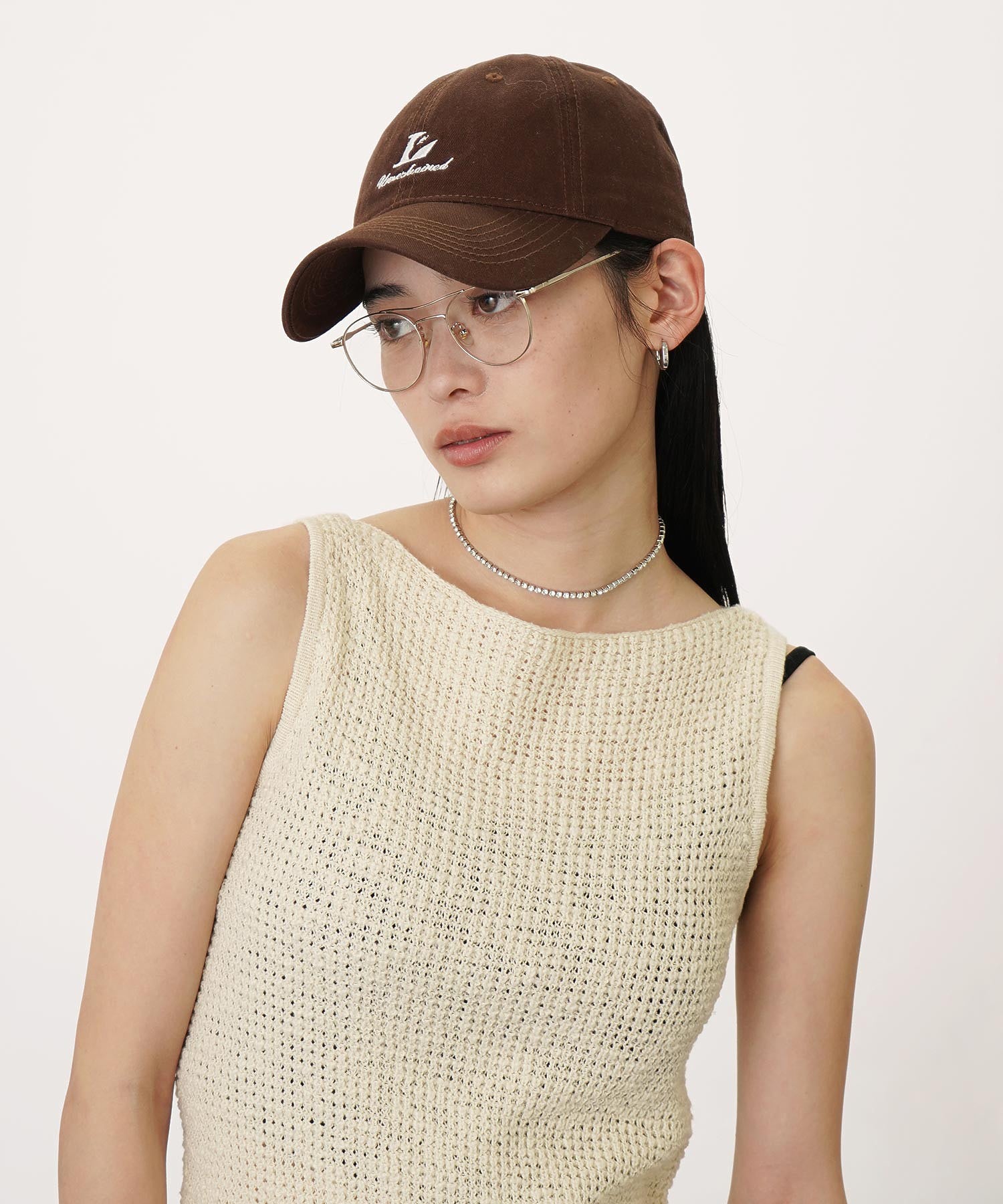 ワンポイントシシュウCAP