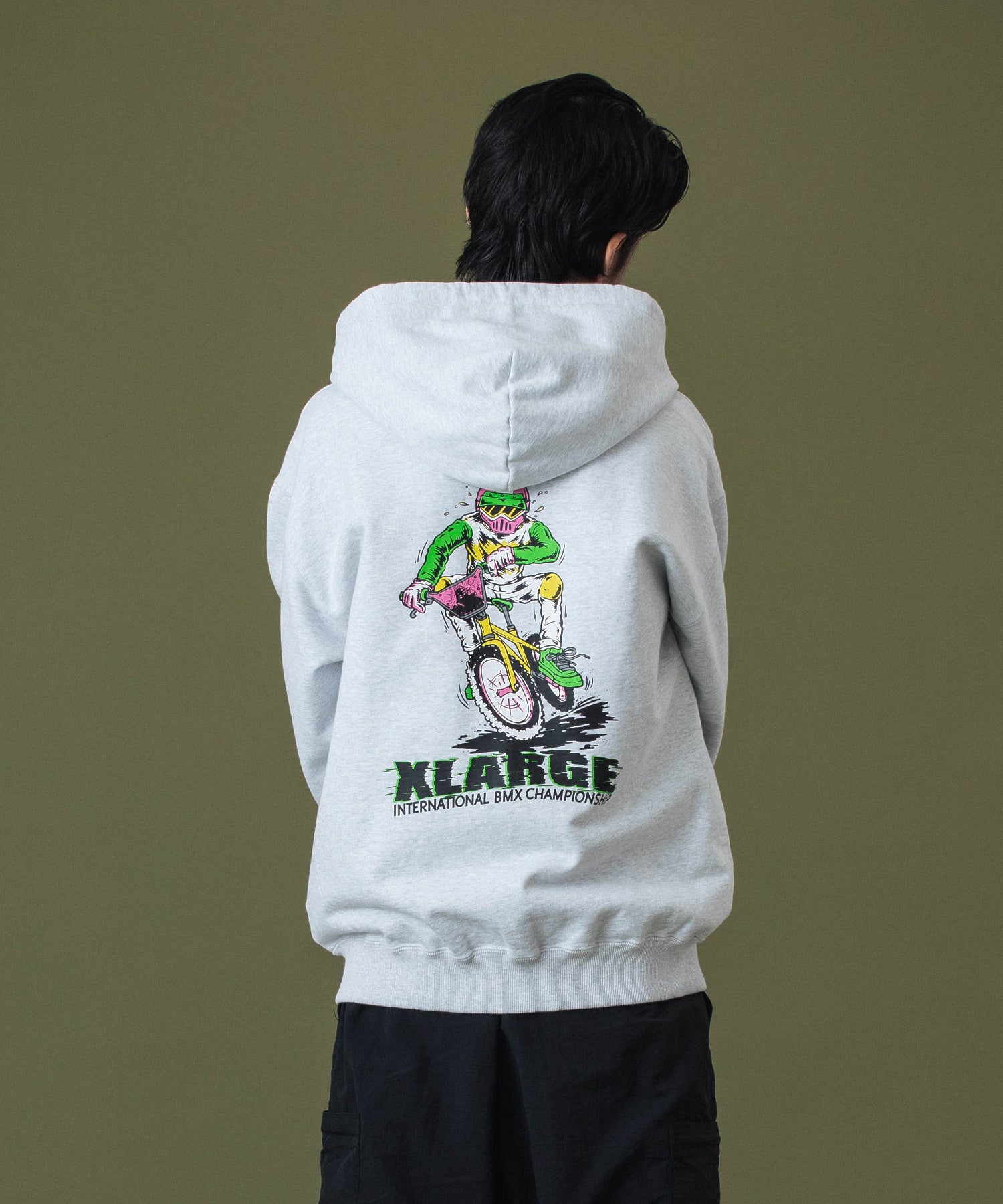 RIDING ZIP HOODED SWEATSHIRT