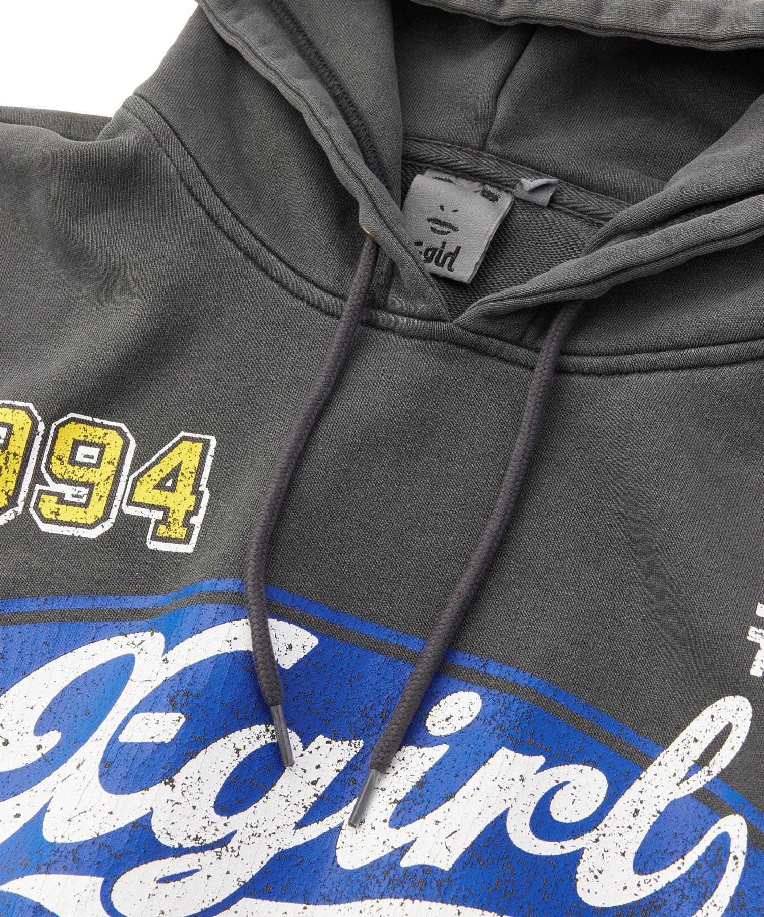 FADED MIX LOGO SWEAT HOODIE