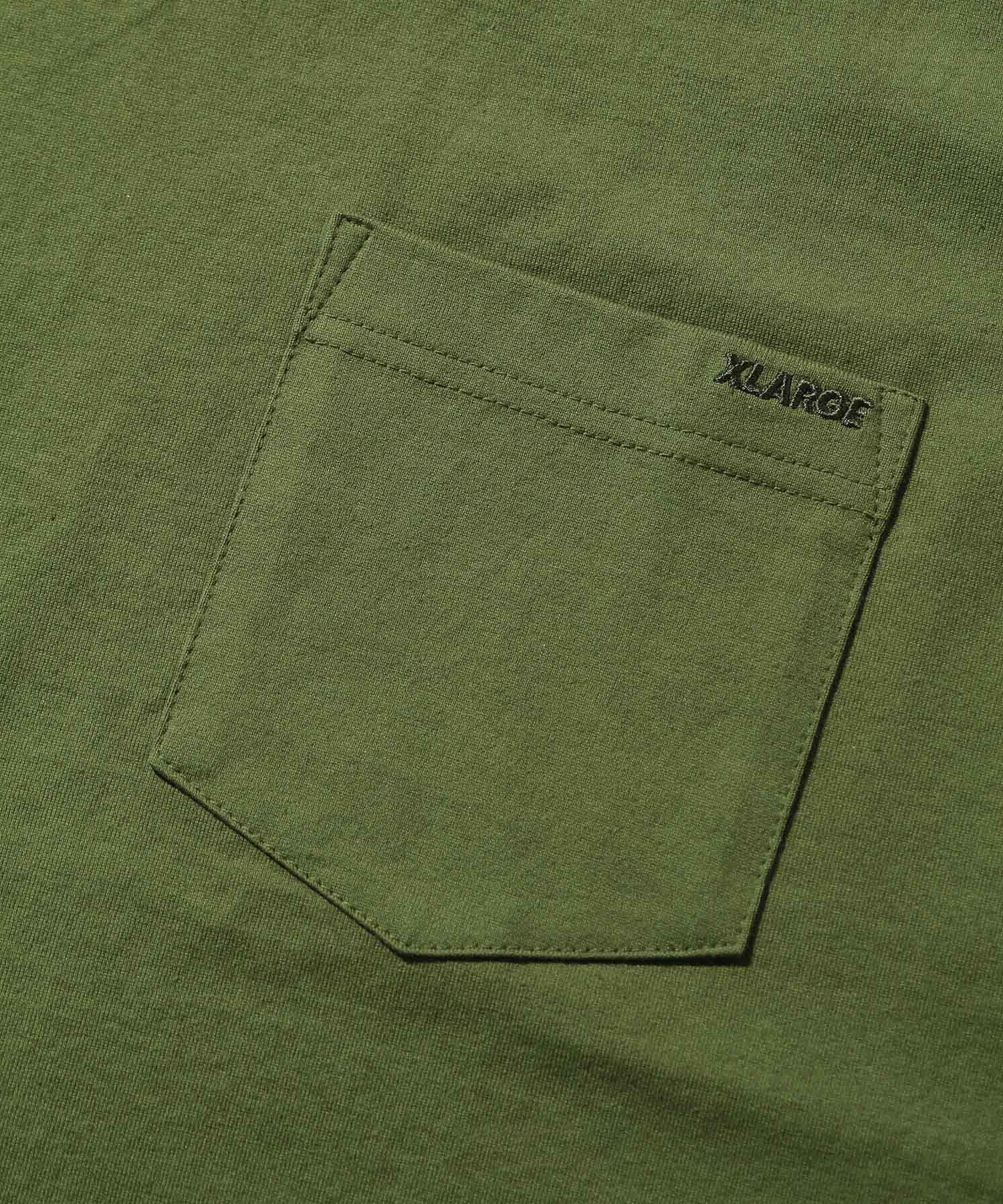 JACQUARD RIB S/S POCKET TEE XLARGE