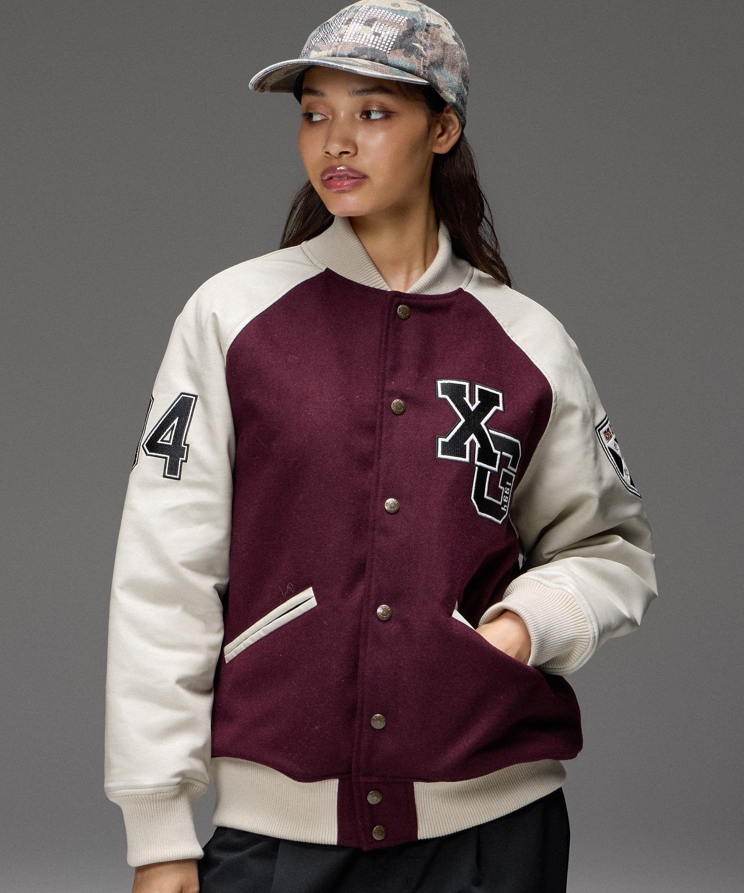 FACE PATCH STADIUM JACKET