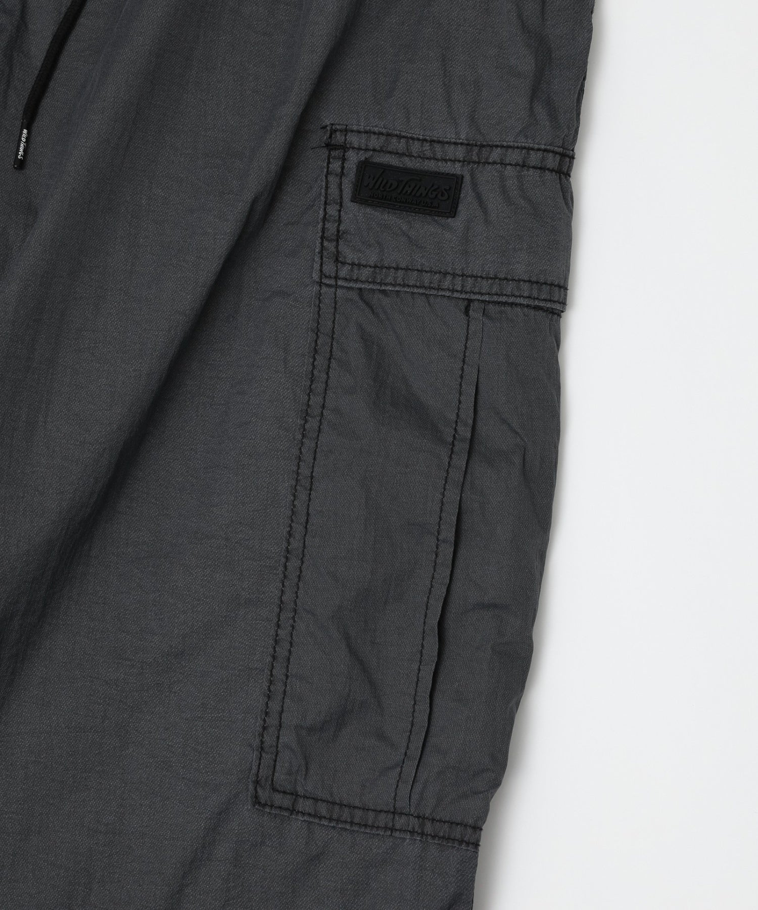 WILDTHINGS/ワイルドシングス/DOUBLE DYED NYLON CARGO SHORTS WT26011AD