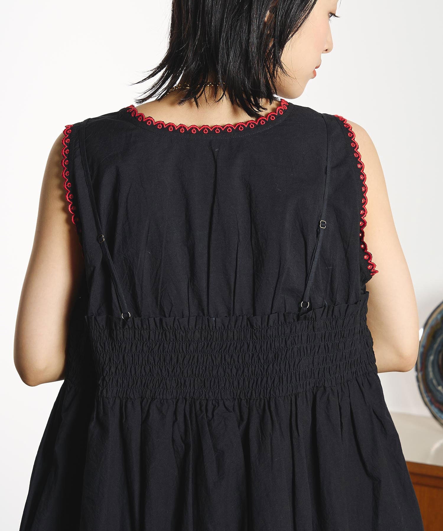 【ROSE BUD別注】INDIA IS BEAUTIFUL/BLACK DRESS
