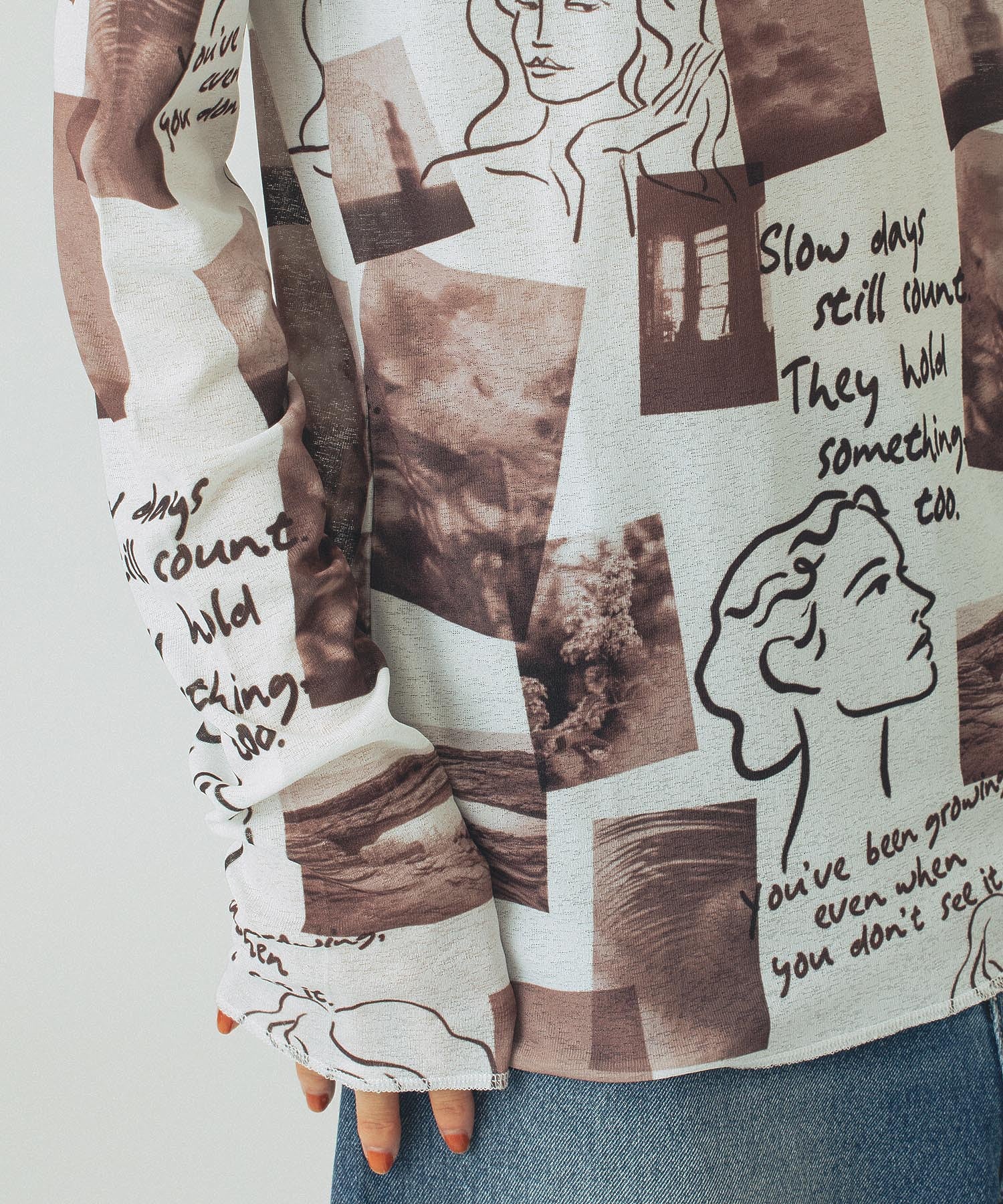 ART PRINT L/S TEE