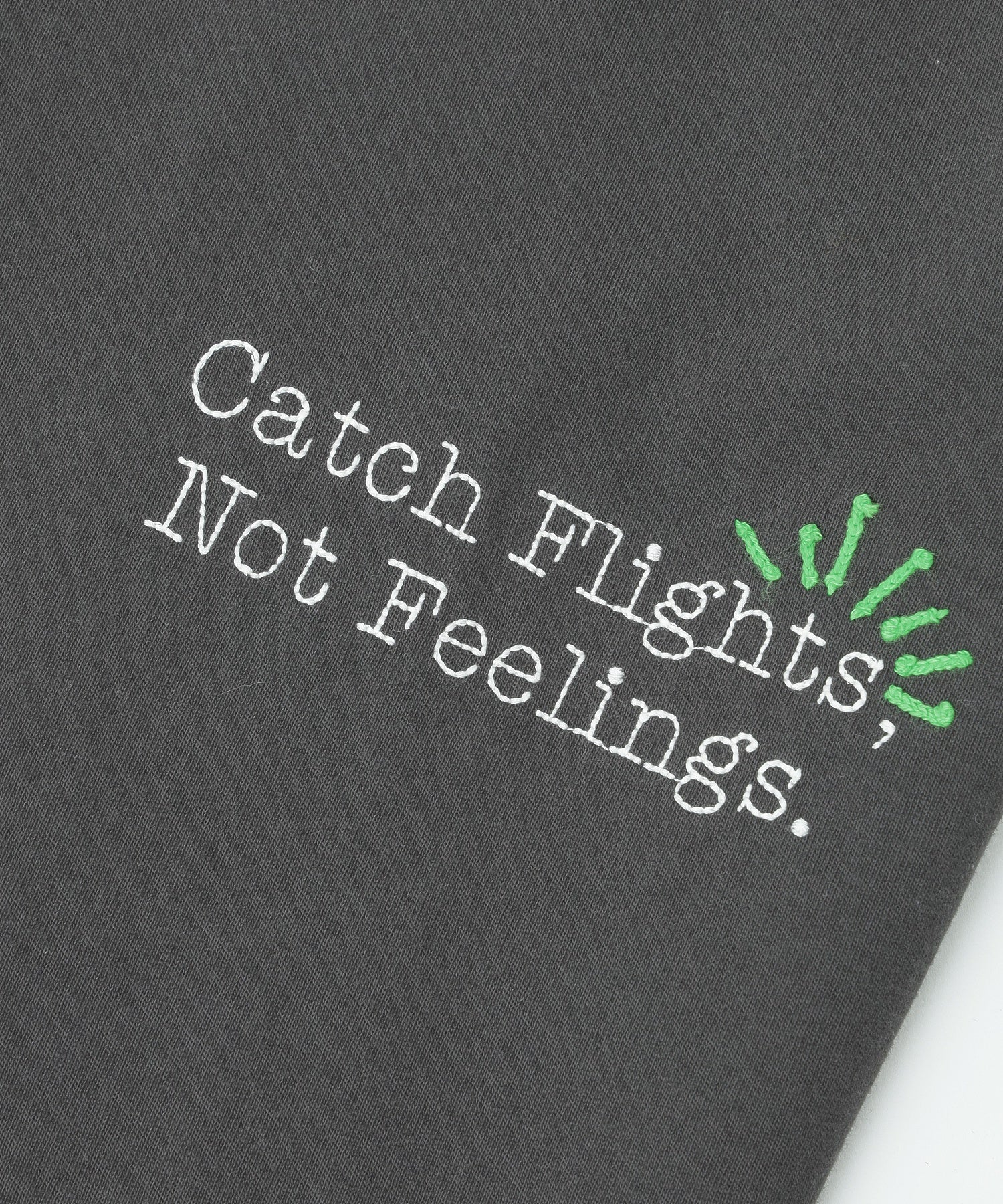 FREEHAND LIKE EMBROIDERY S/S TEE