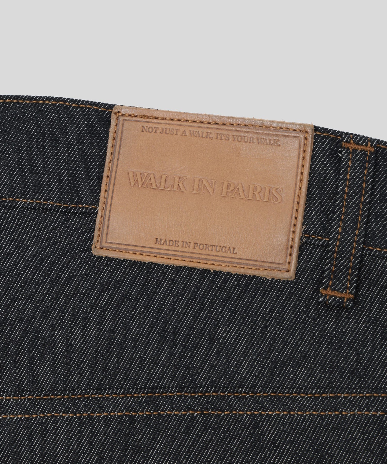 WALK IN PARIS/ウォーキンパリス/Raw denim baggy shorts