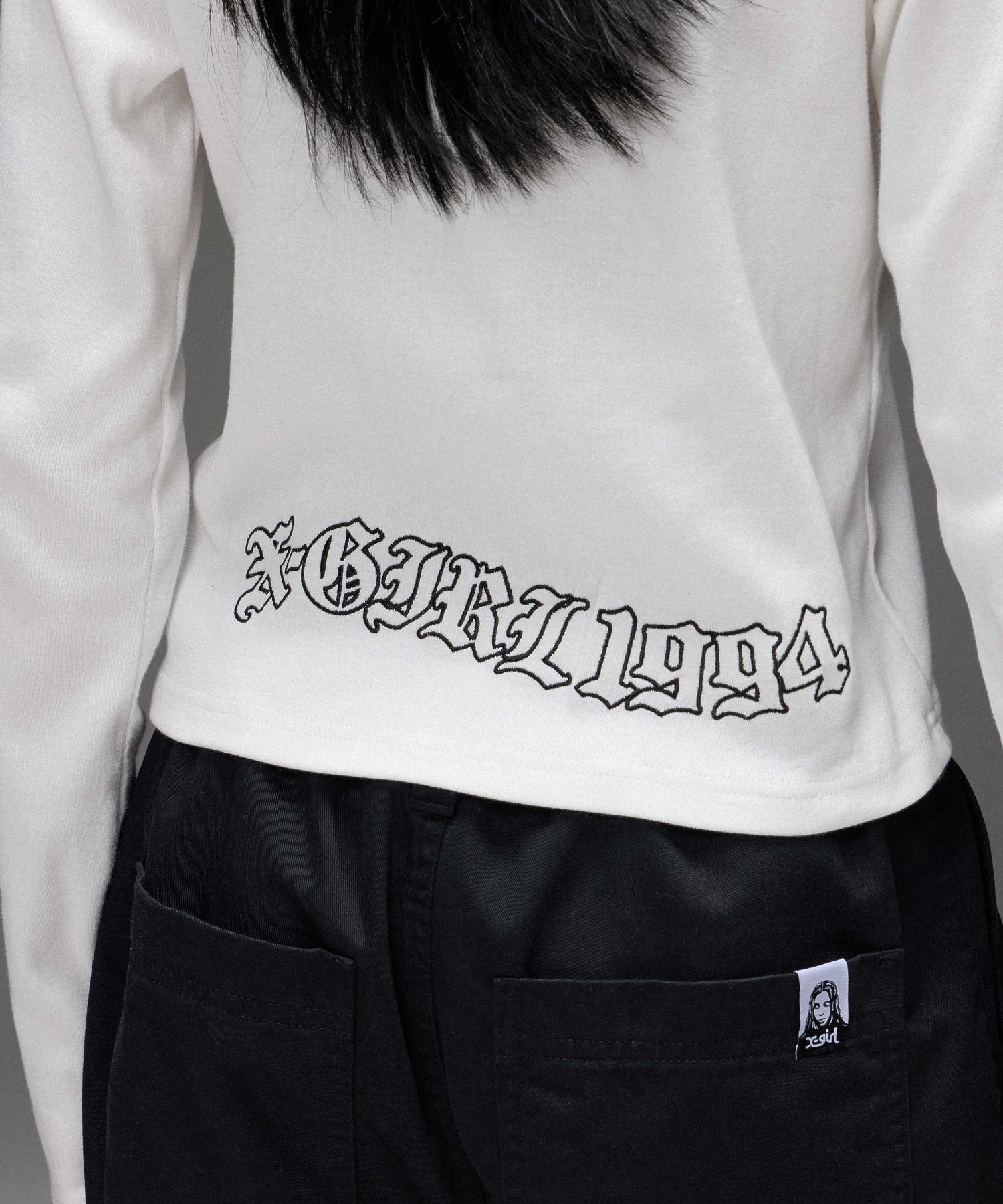 STRING COLLAR L/S COMPACT TOP