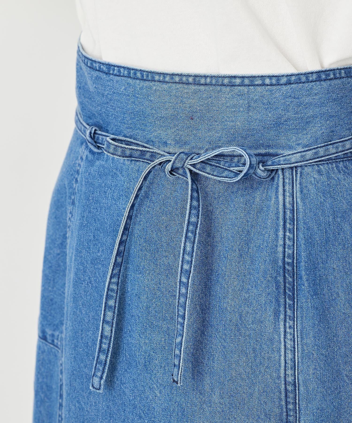 DENIM SLIT SKIRT MILKFED.