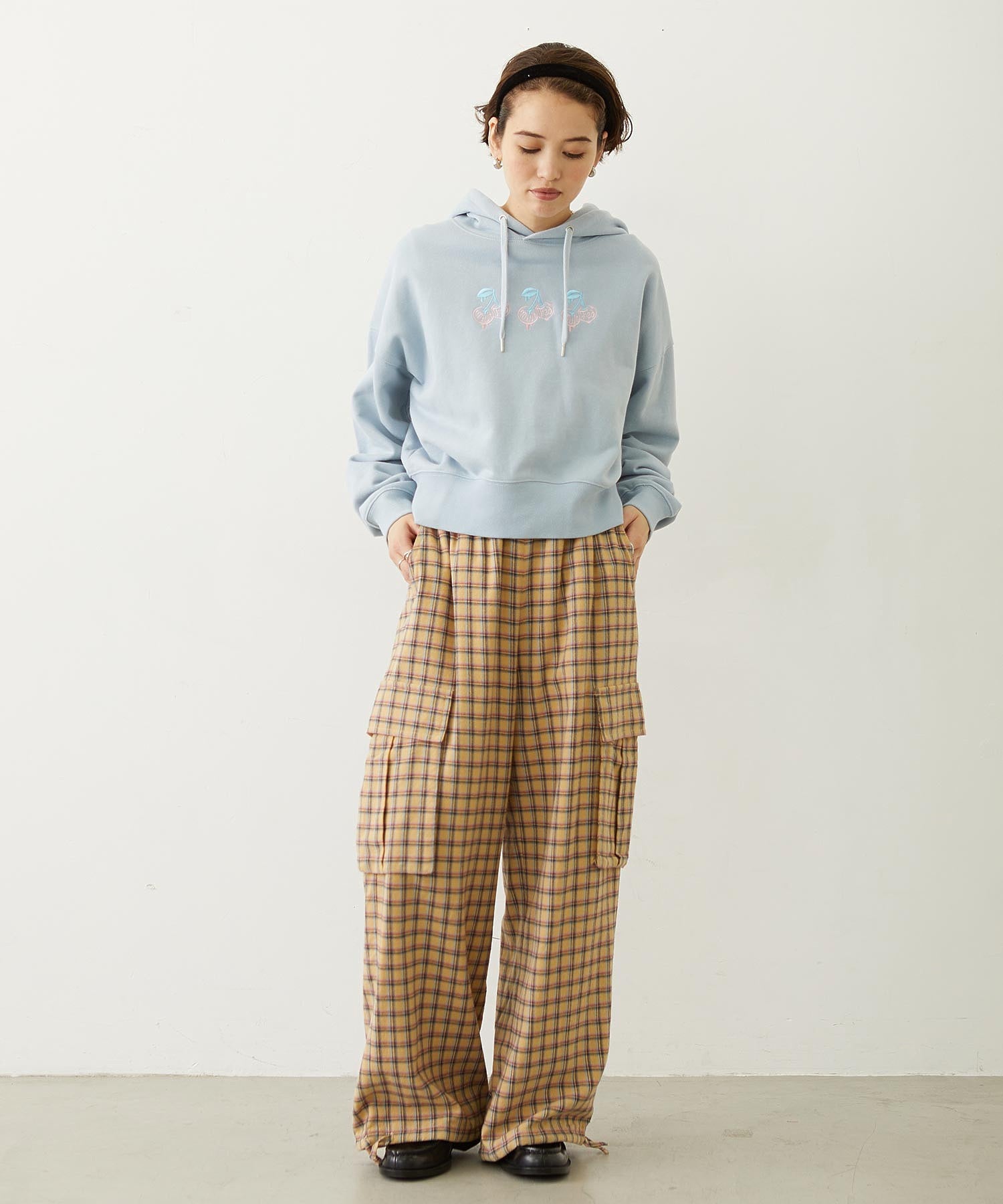 CHECKED CARGO PANTS