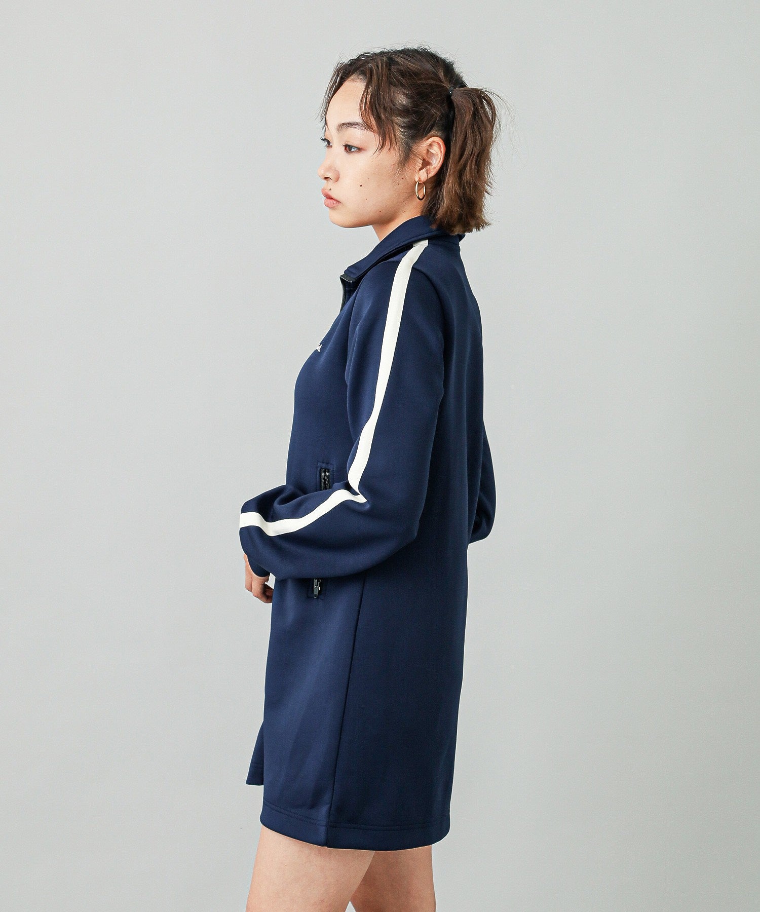 TRACK JERSEY DRESS