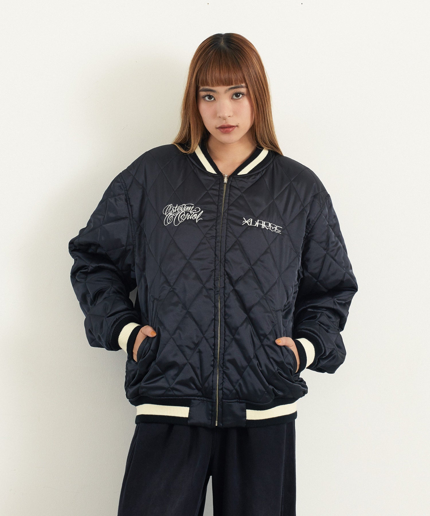 MODEL身長：165cm / 着用サイズ：Lサイズ