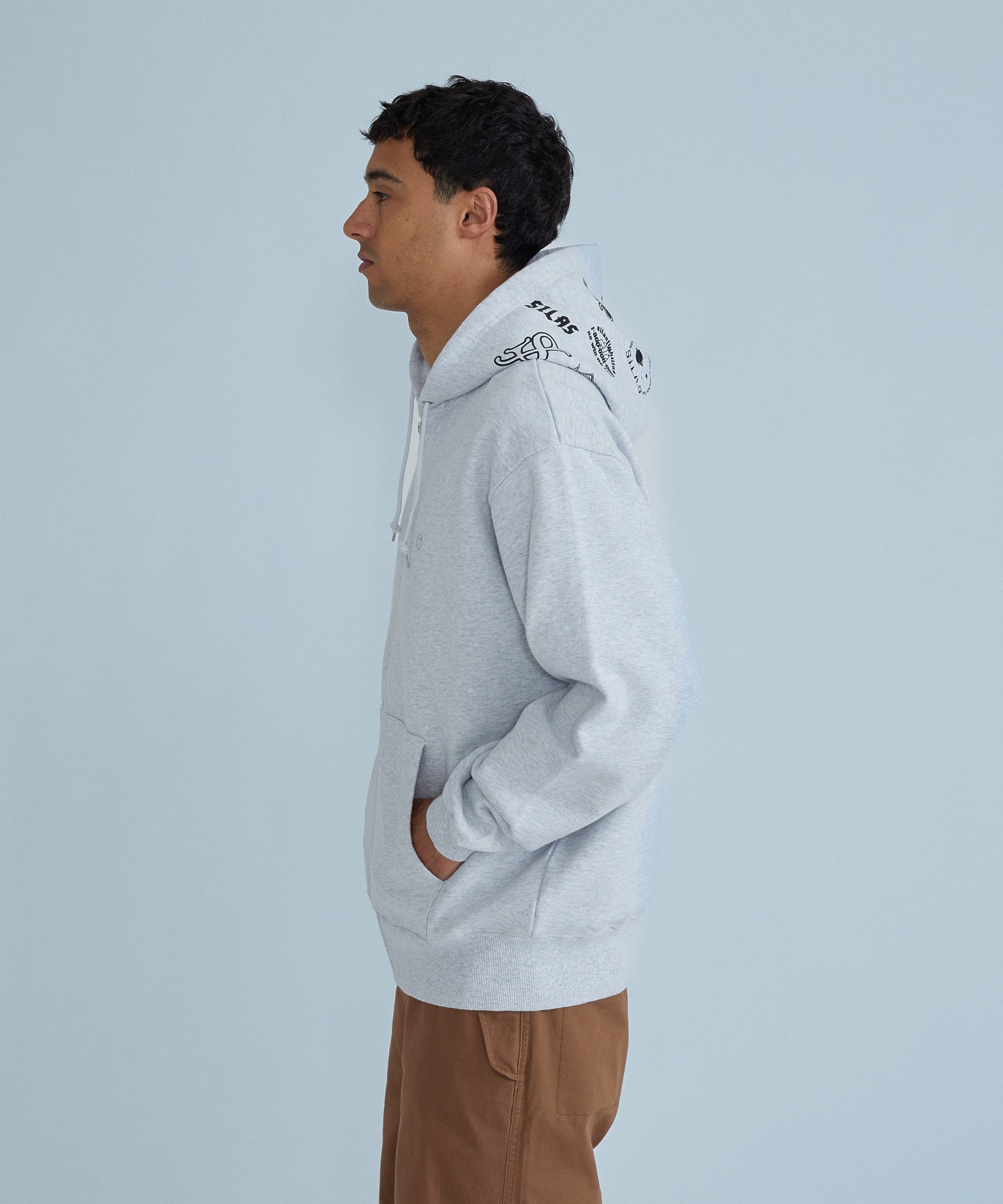 ARCHIVE MASHUP HOODED ZIP SWEATSHIRT