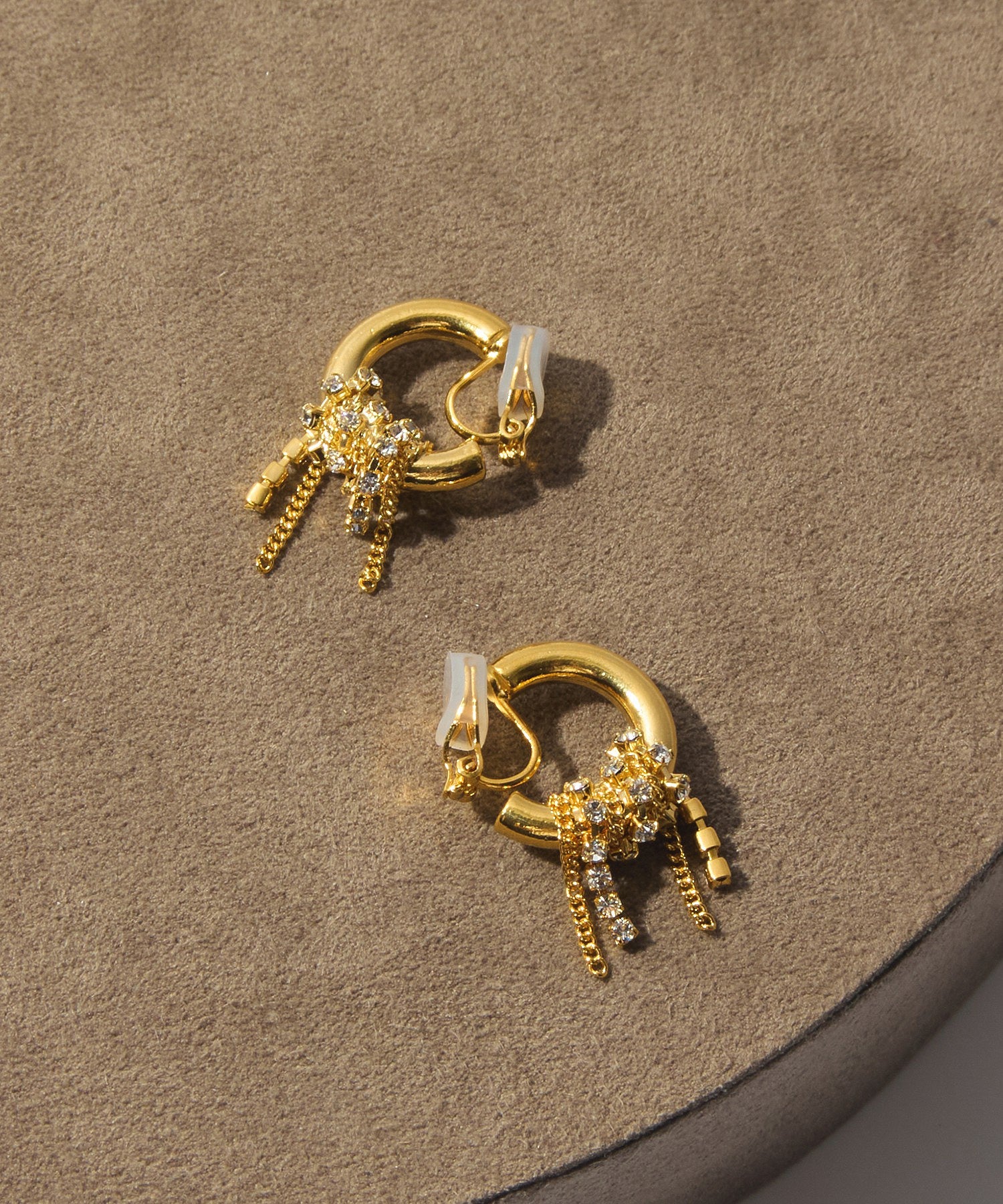 loni/LUPINUS BIJOU CHAIN EARRINGS