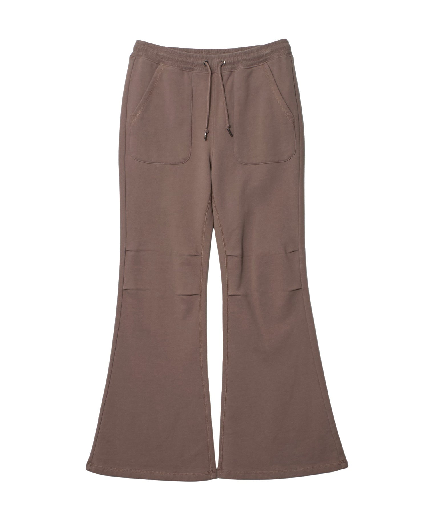 FACE LABEL FLARE SWEATPANTS