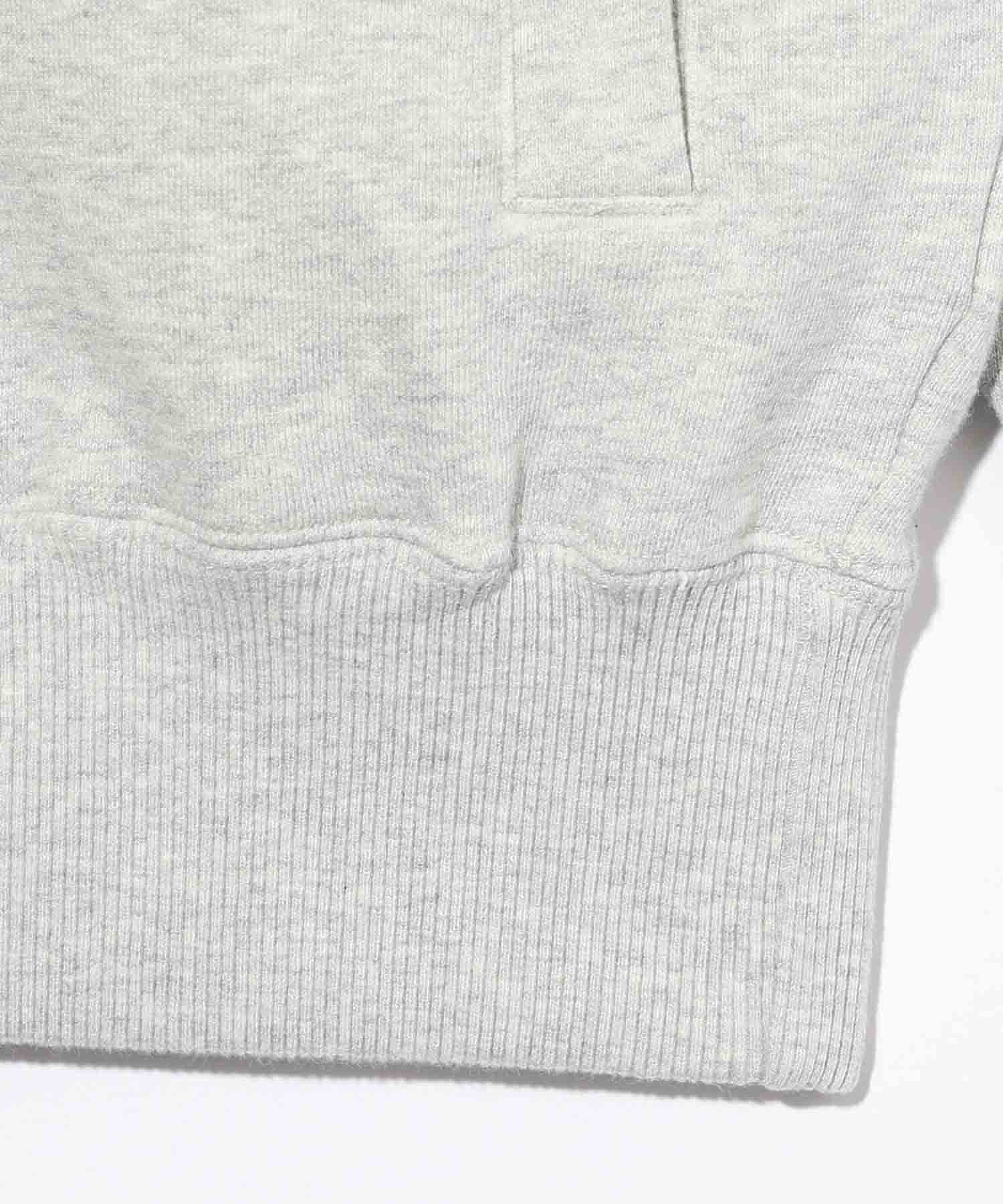 OVAL LOGO HALF ZIP SWEAT TOP X-girl