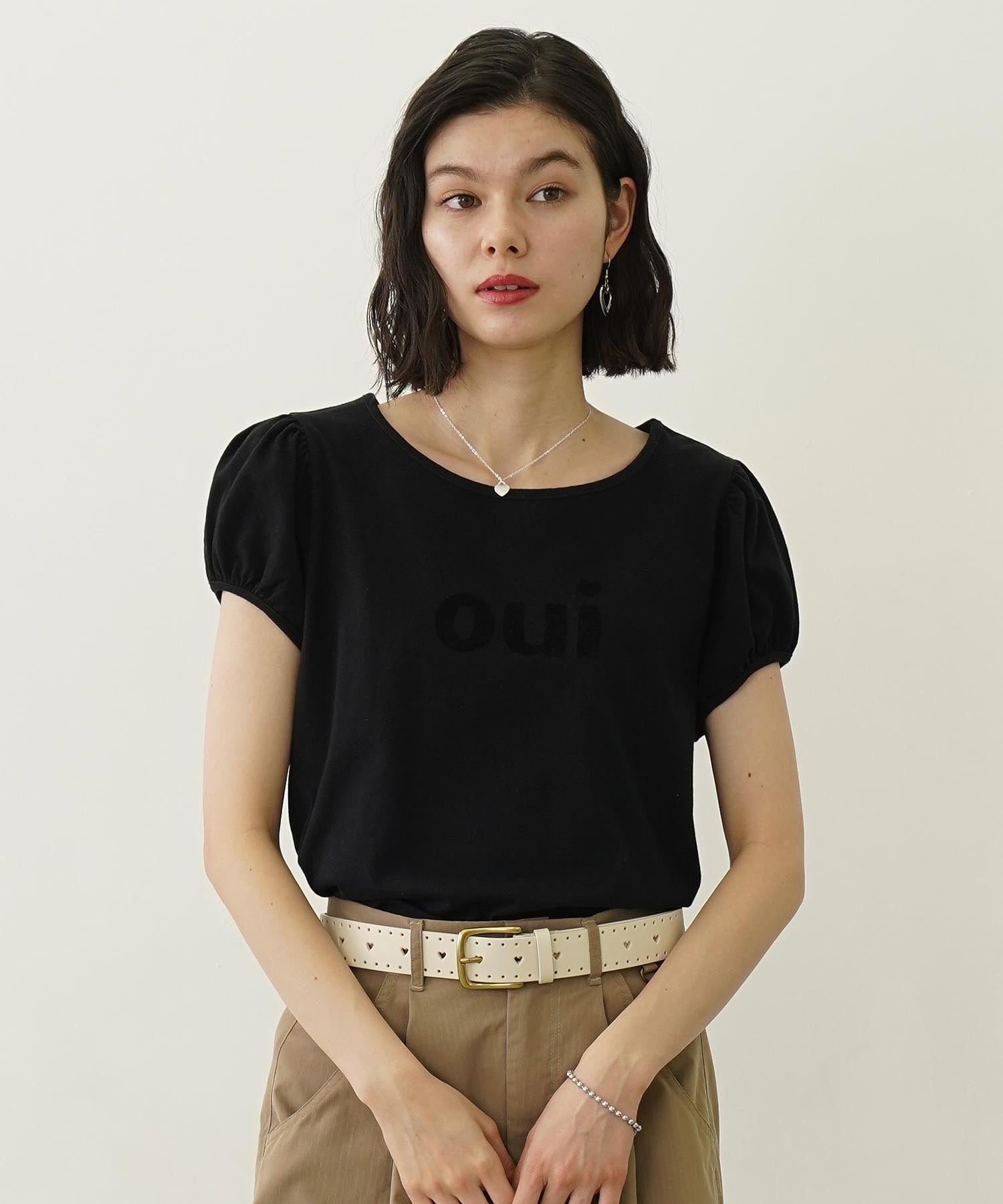 OUI PUFF SLEEVE TOP