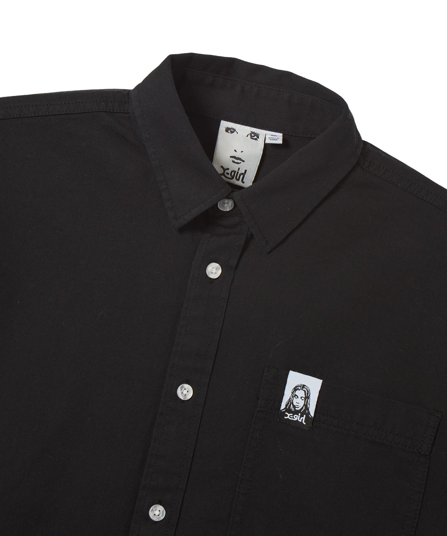 FADED FACE LABEL S/S SHIRT