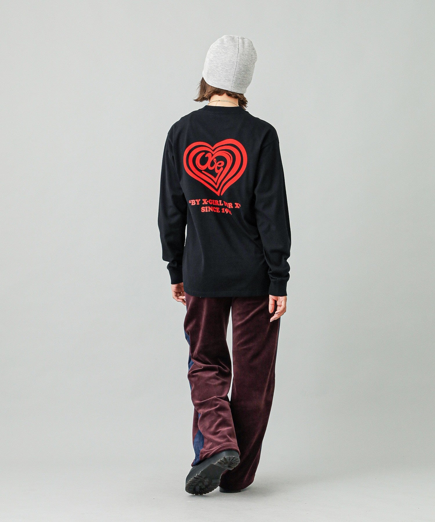 SPIRAL HEART LOGO L/S TEE