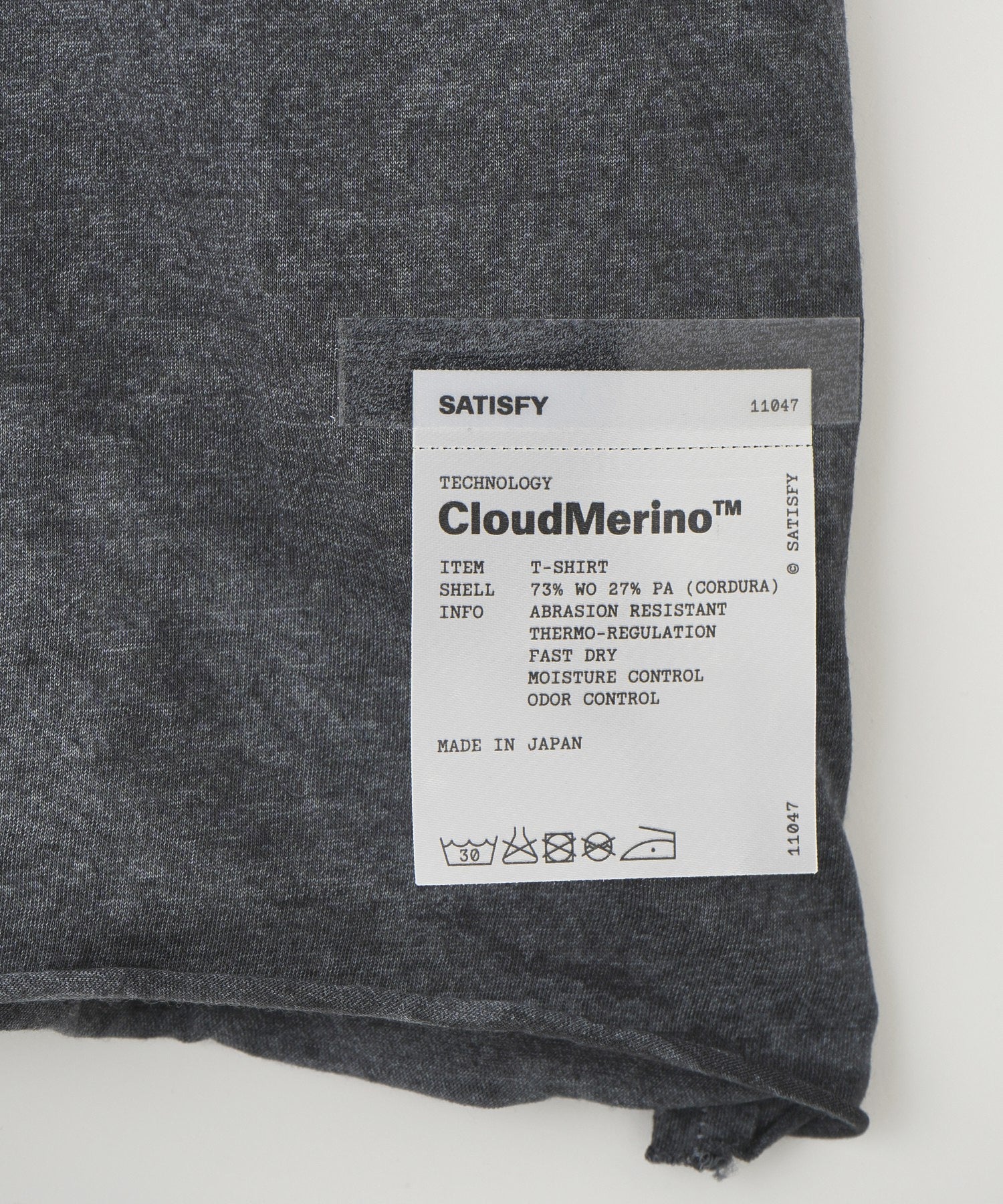 SATISFY/サティスファイ/CloudMerino T-Shirt 11047