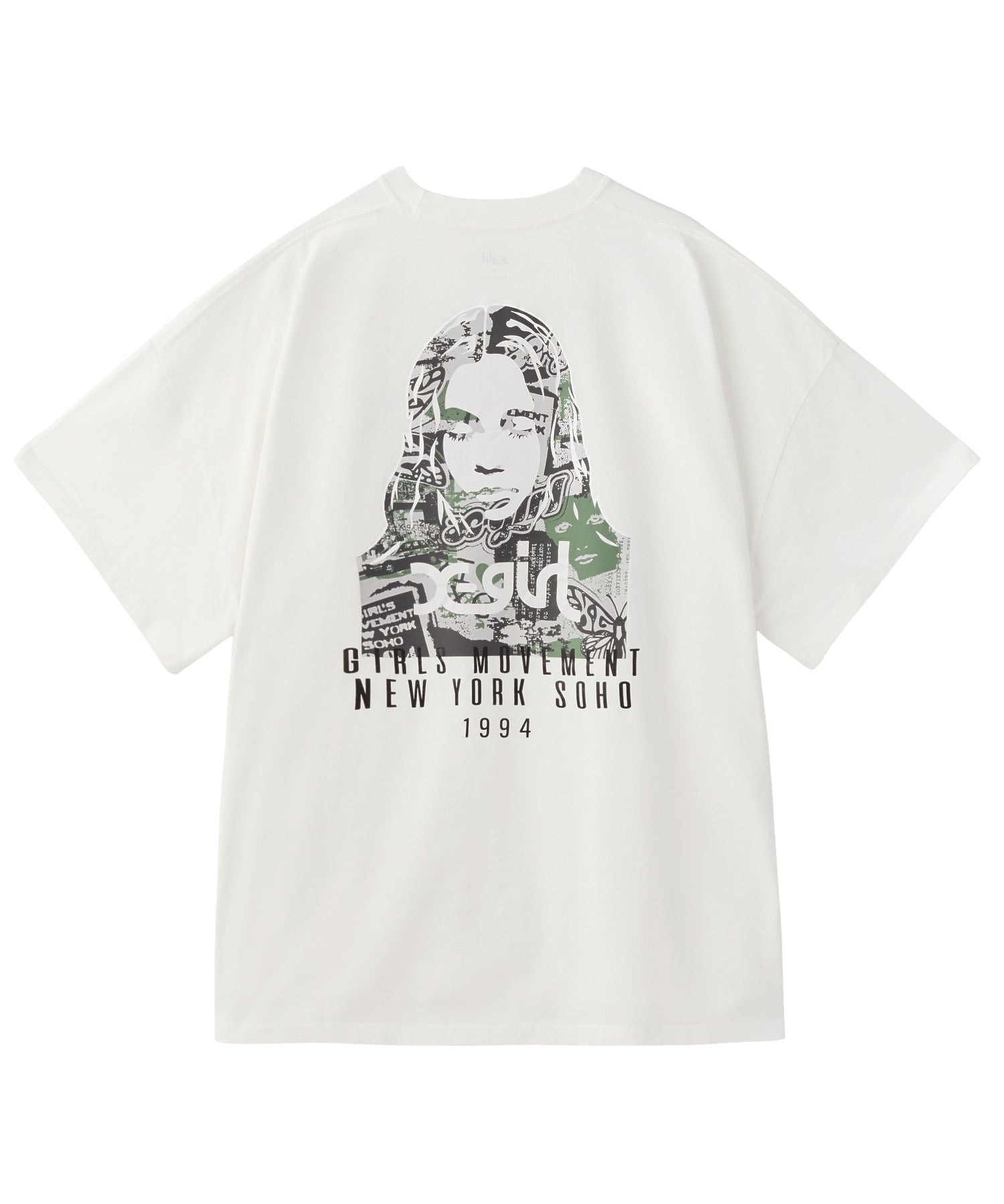 COLLAGE CAMO FACE S/S BIG TEE DRESS