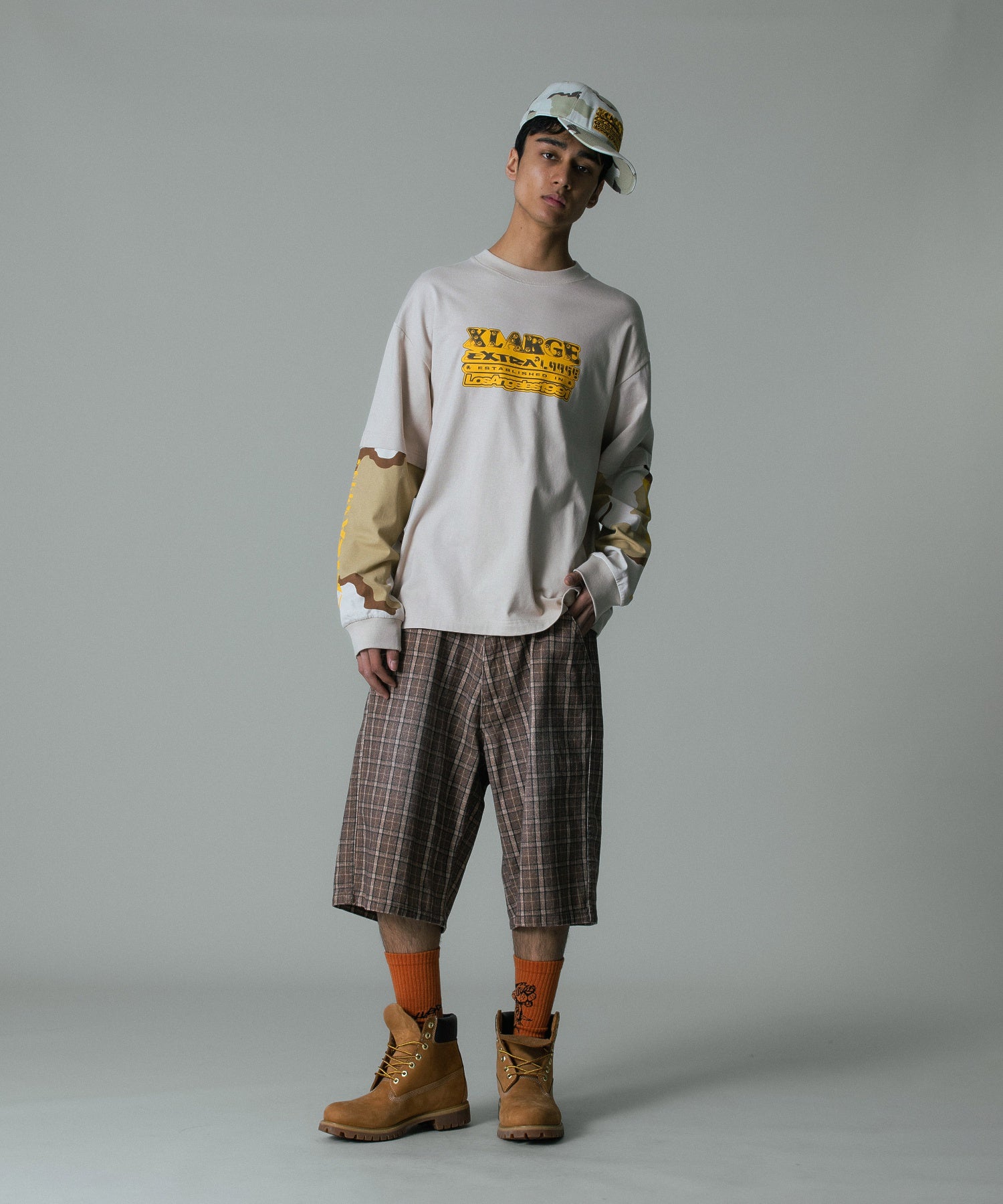 EXTRALARGE LAYERED L/S TEE