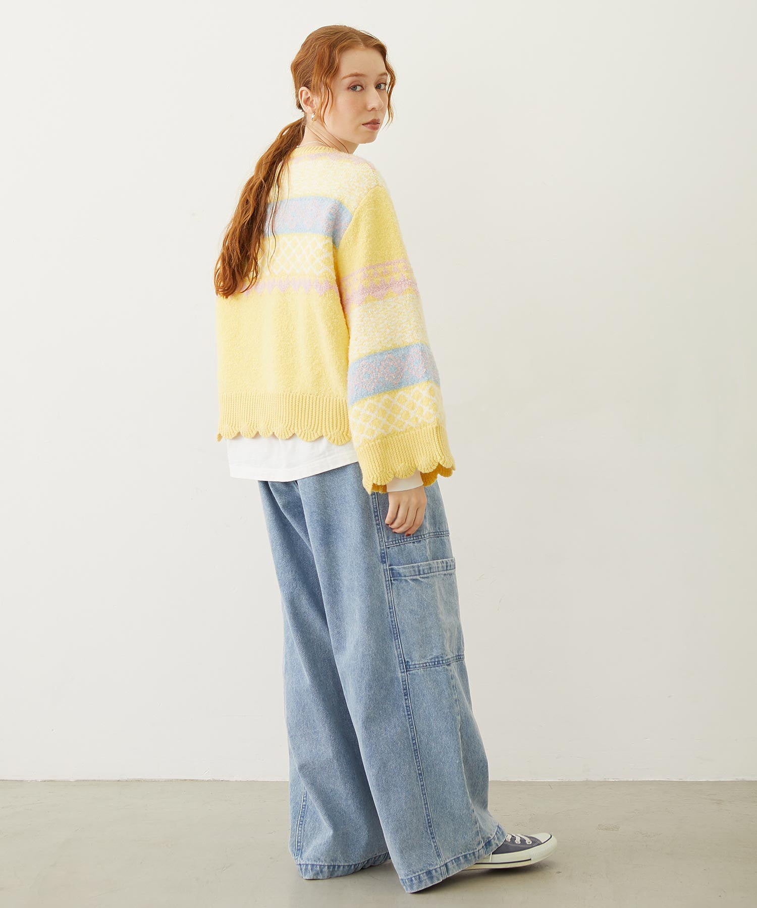 PATTERNED KNIT TUNIC