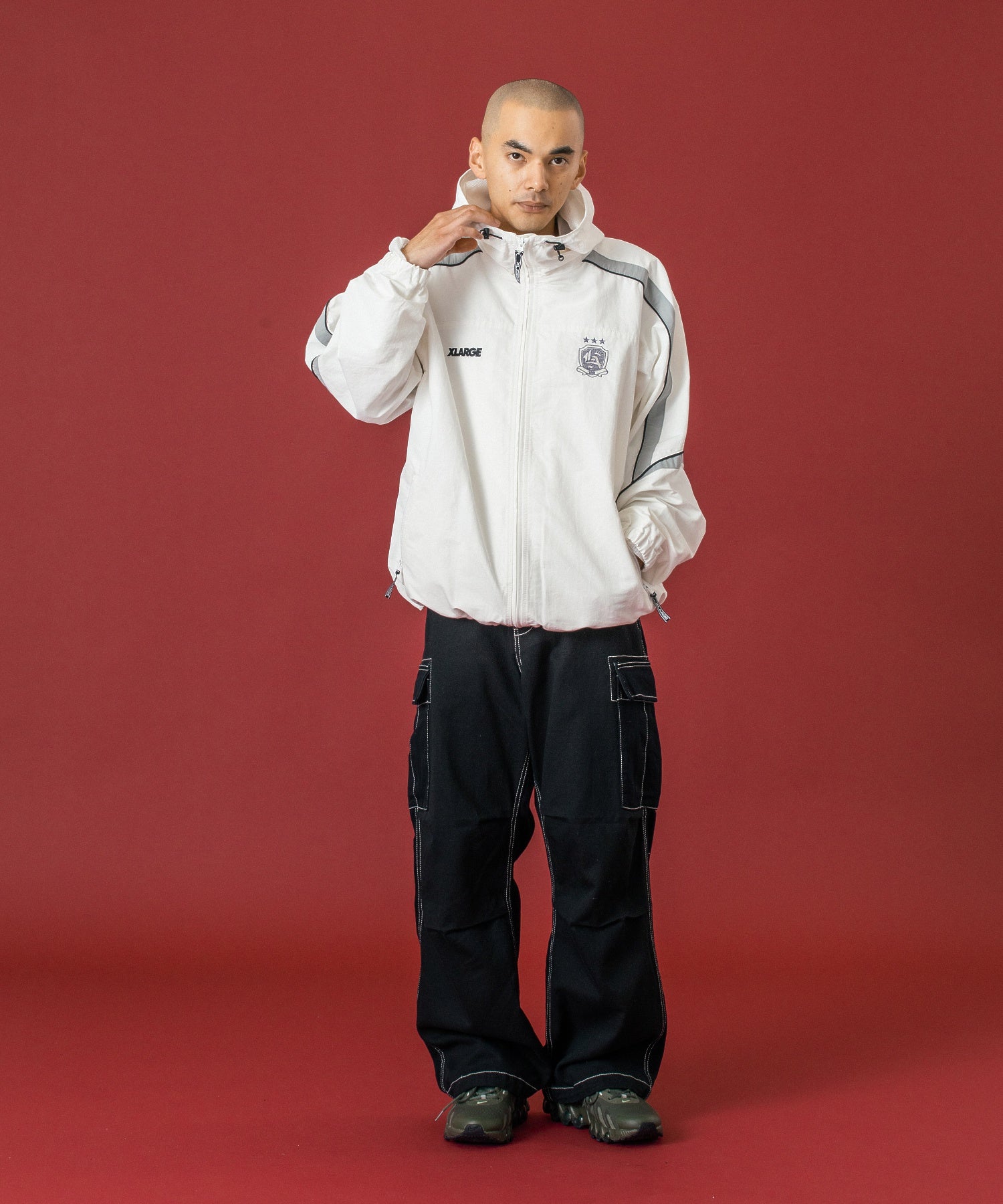 HOODED TRACK JACKET
