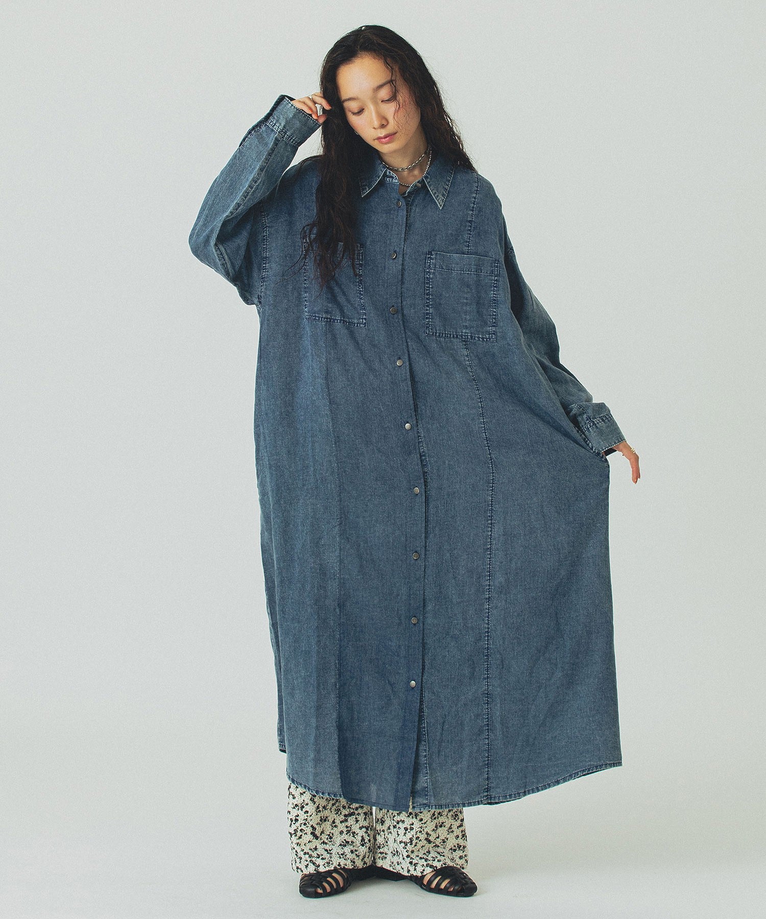 model:161cm 着用サイズ:ONE SIZE