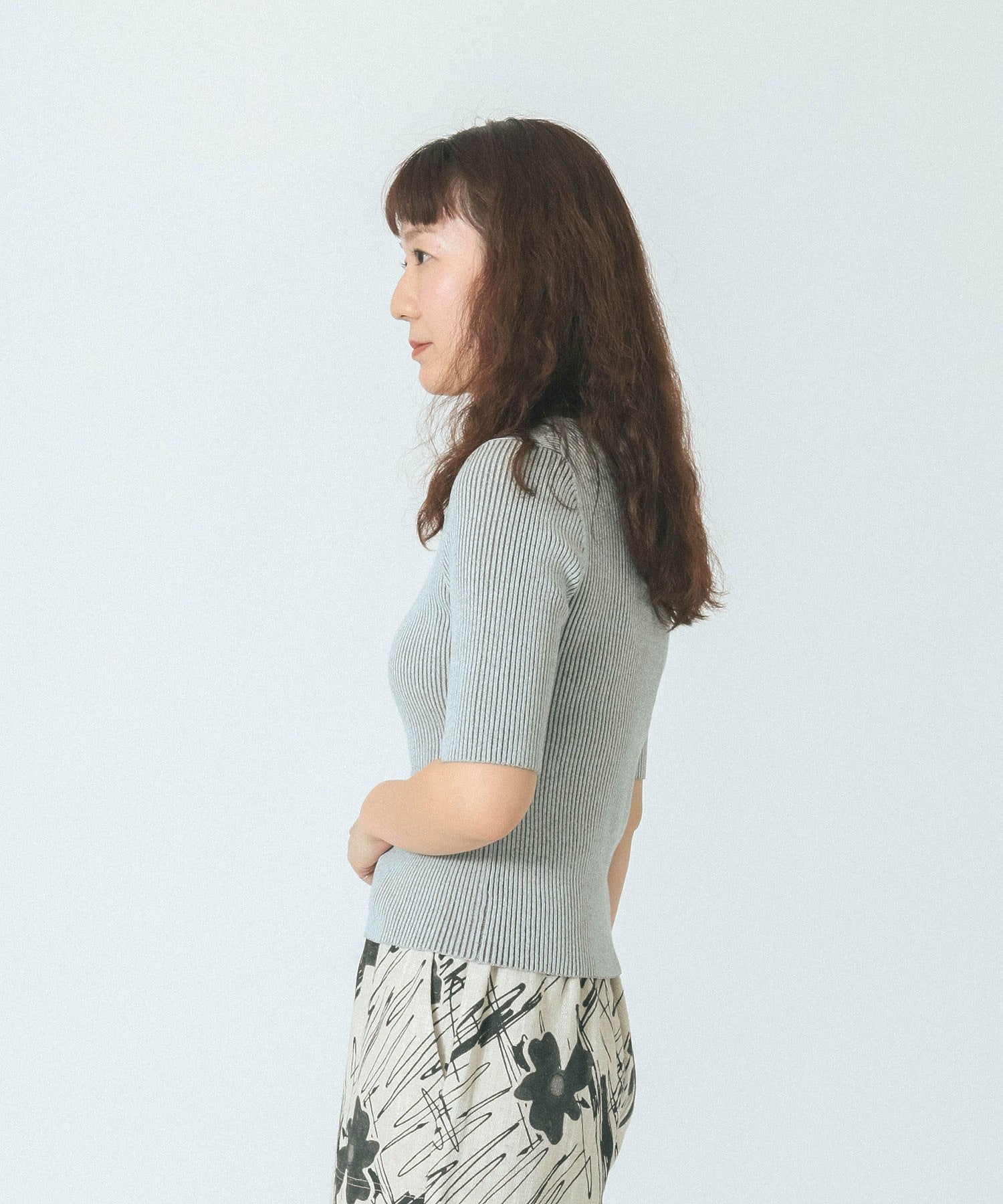RIB KNIT PULLOVER