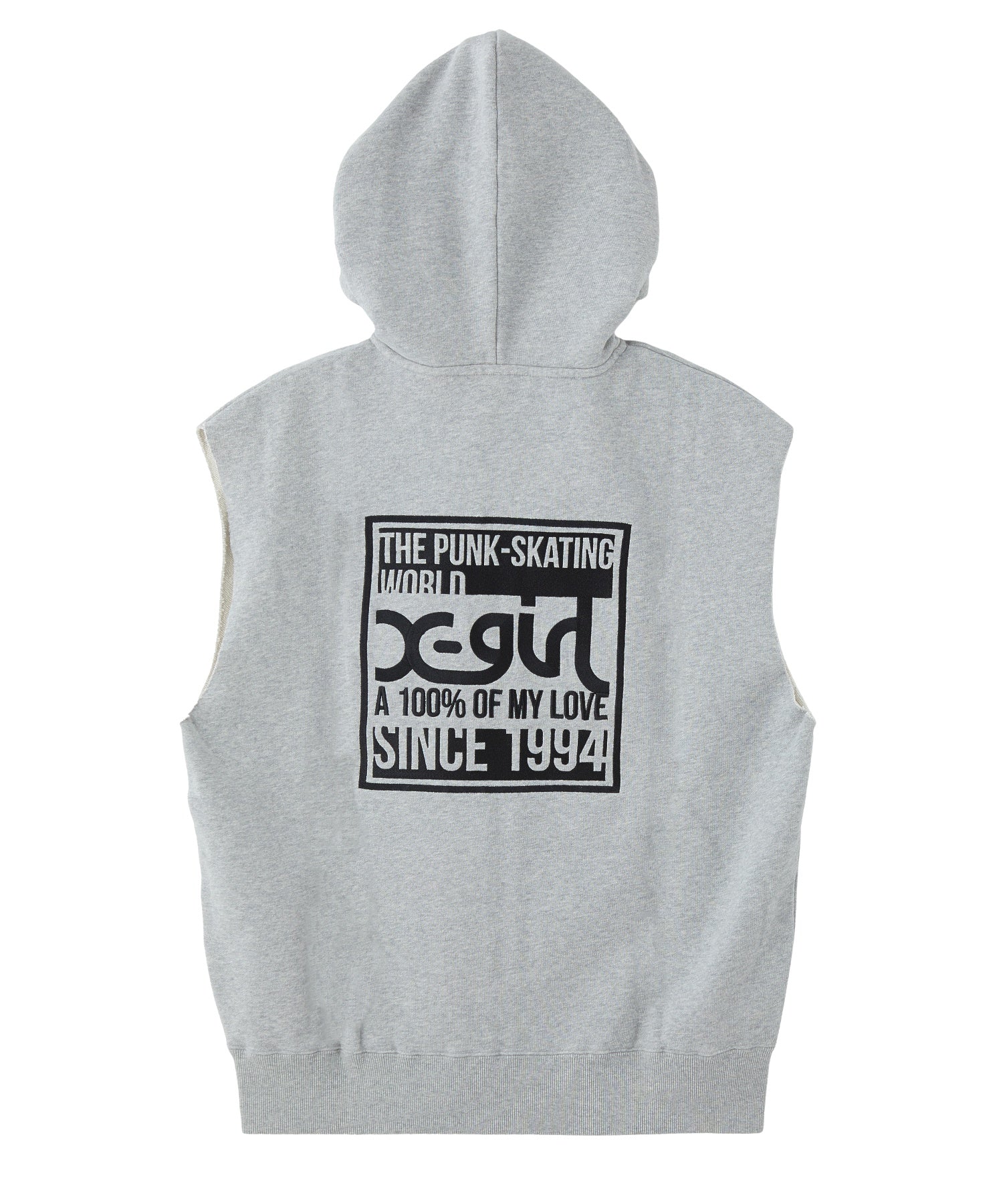 SIGNBOARD LOGO ZIP UP SWEAT VEST