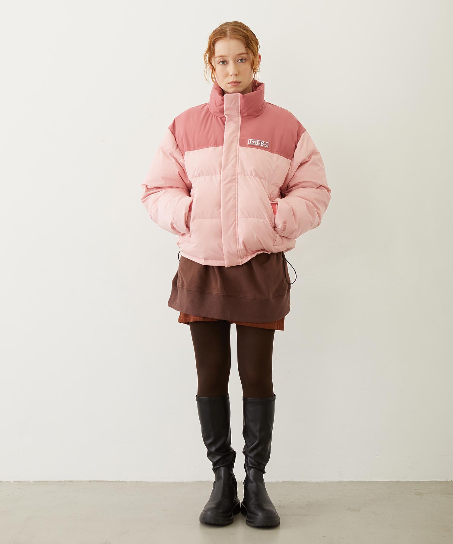 BAR PATCH PUFFER JACKET