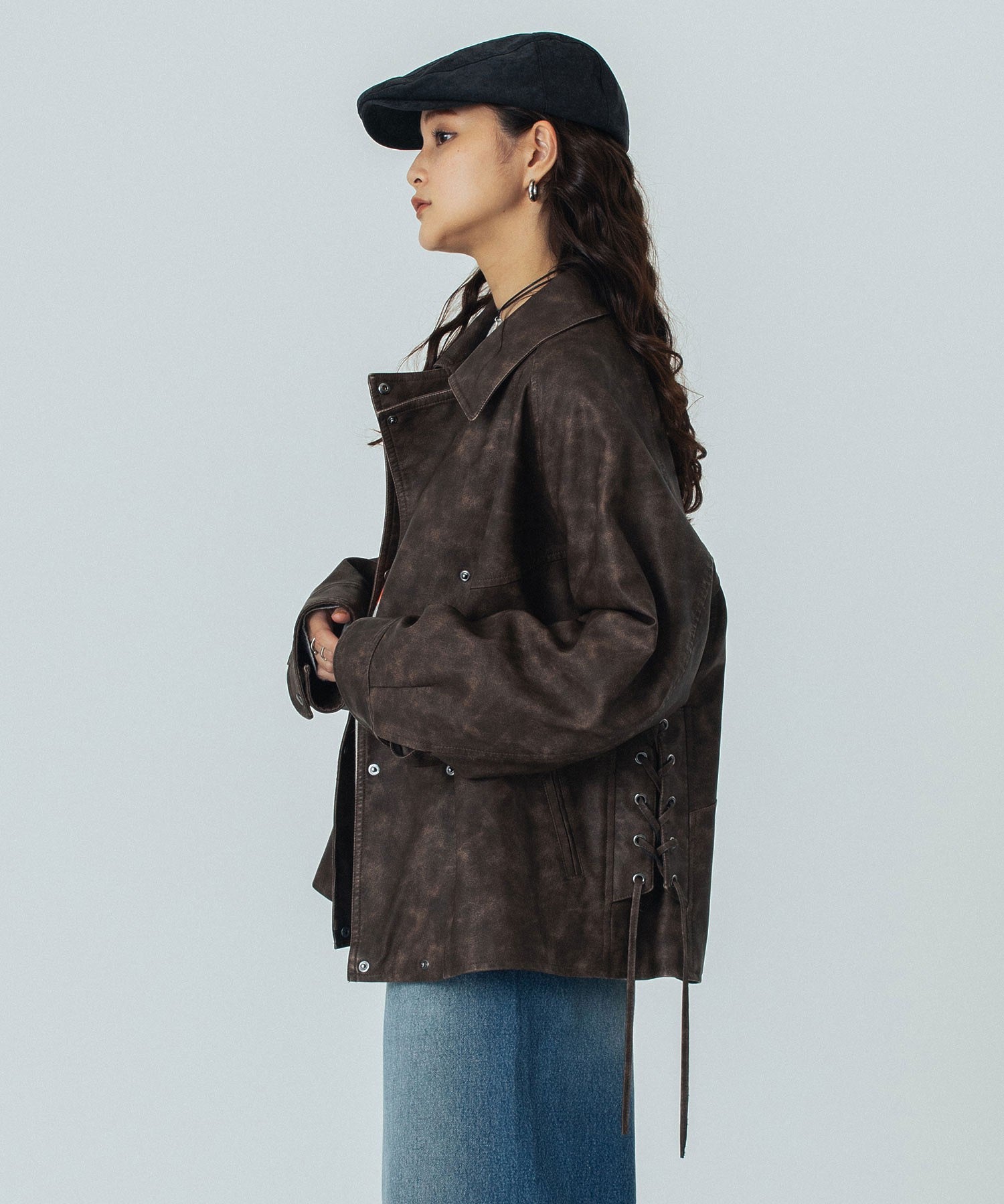 LEATHER LIKE JACKET