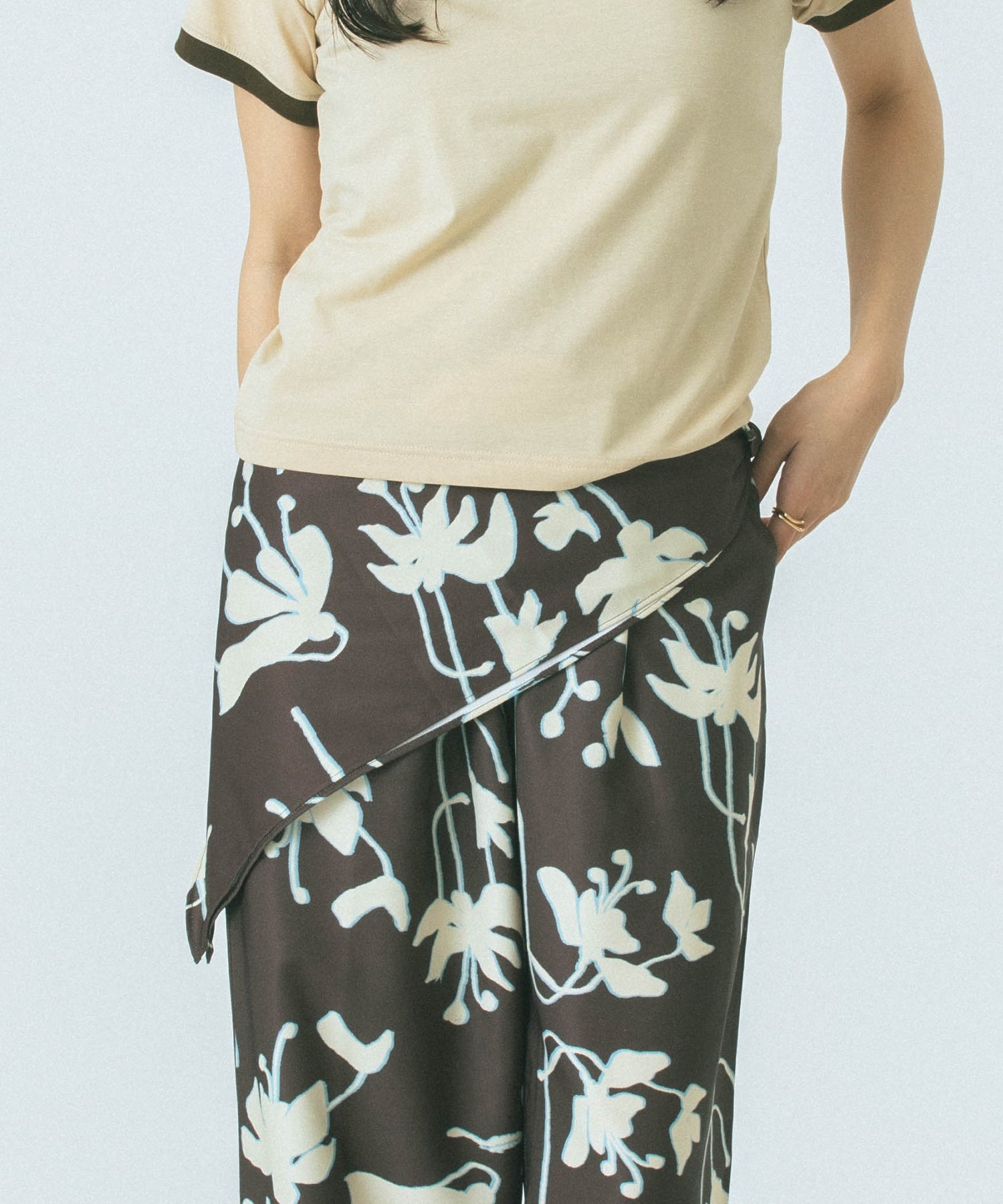 FLOWER PRINT SCARF