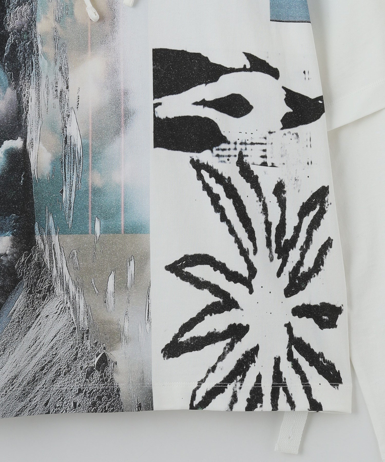 PEACEMAKER/ピースメーカー/Hooded Tee Collage Print PCM2OT08GJE00795