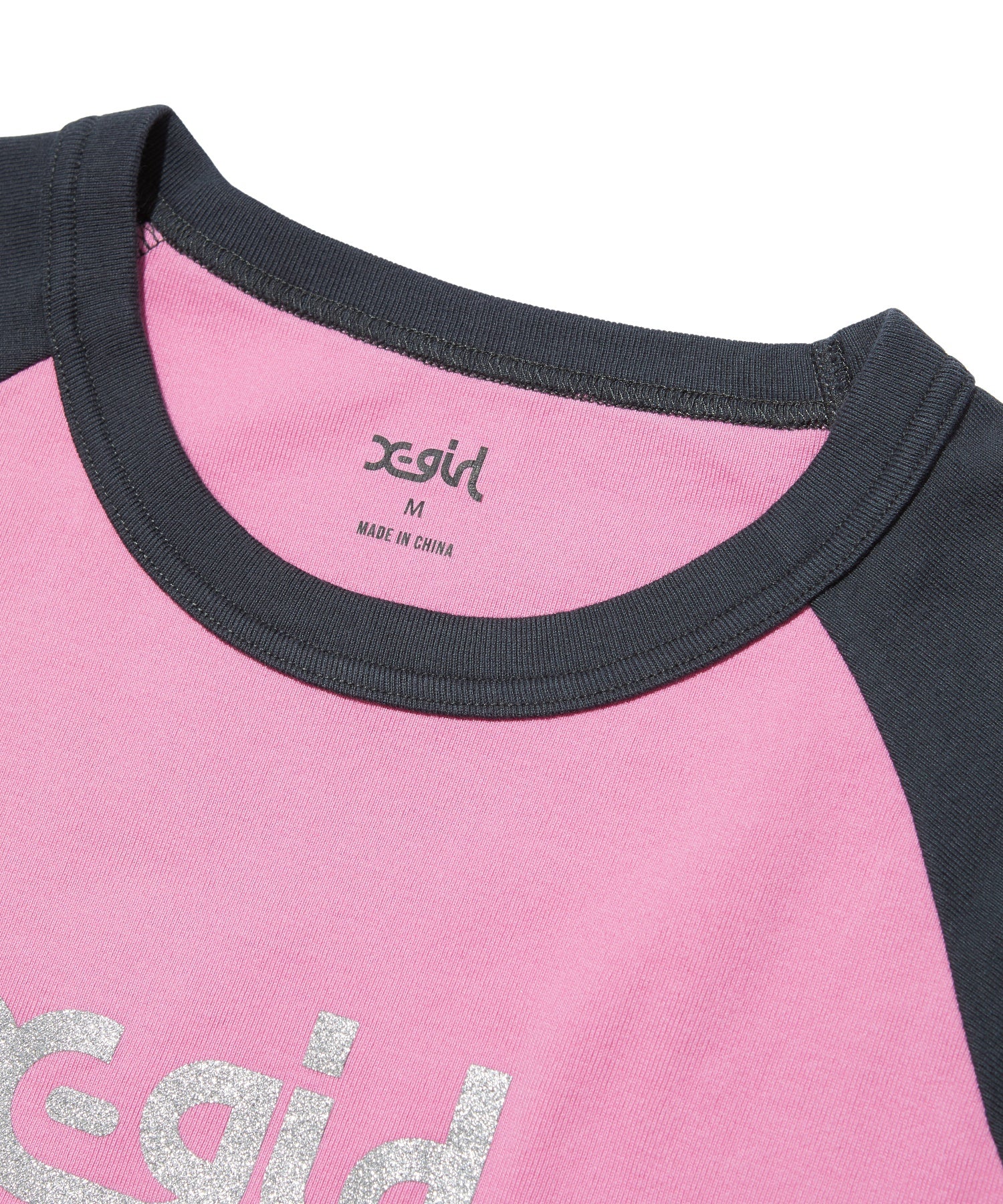 NYC MILLS LOGO RAGLAN S/S BABY TEE