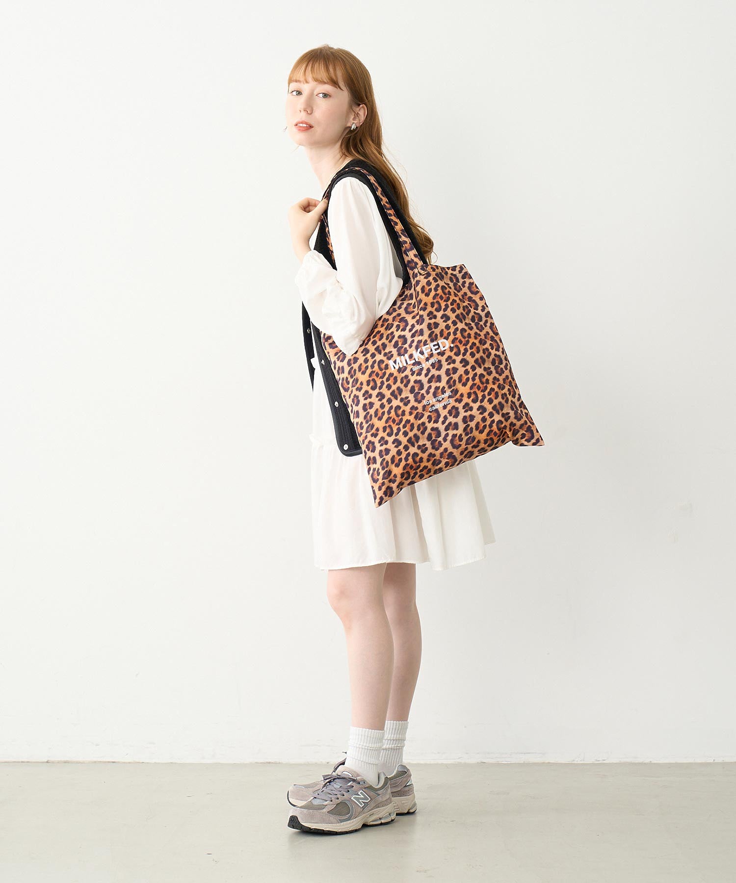 LEOPARD FLAT TOTE