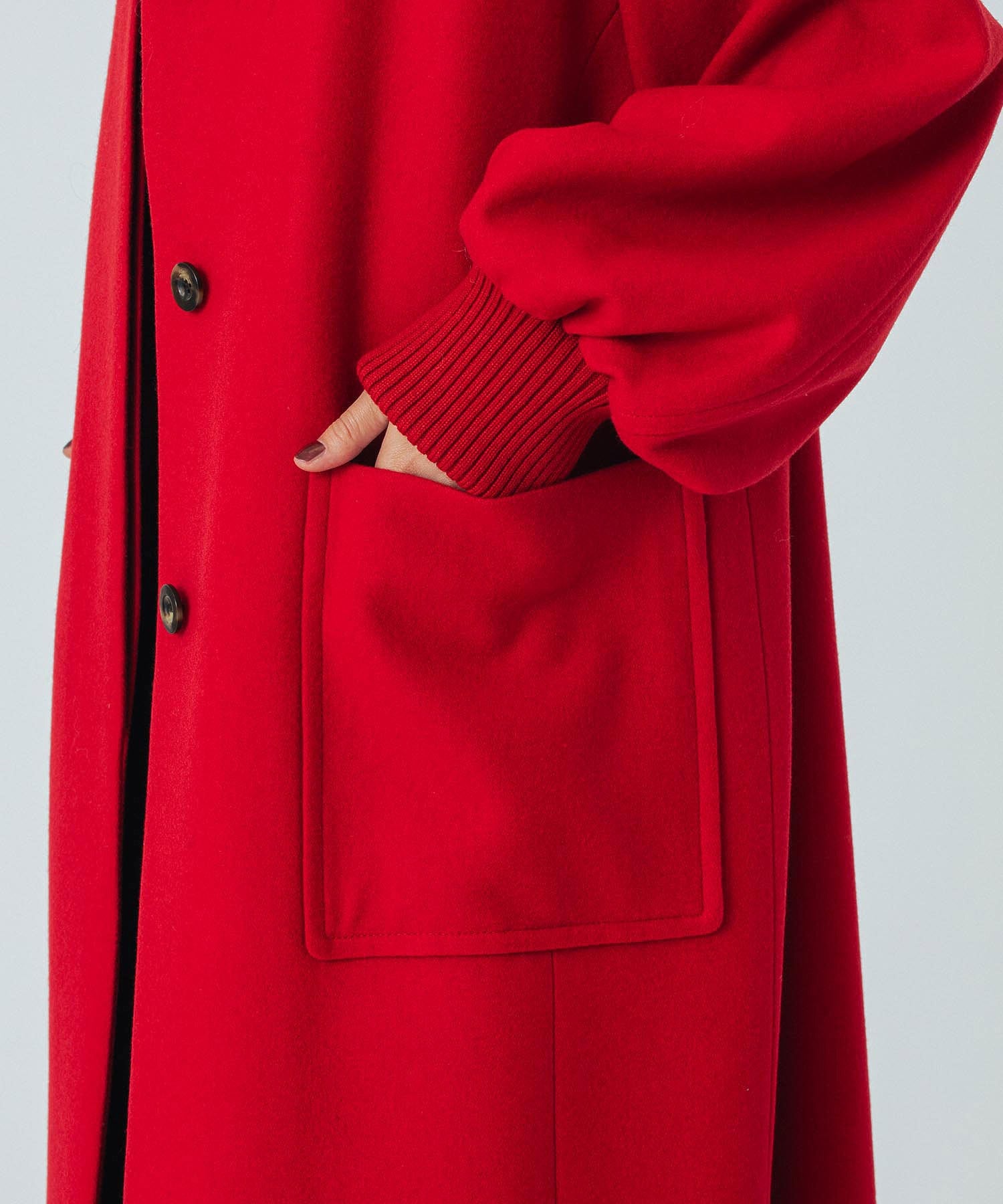 mici/VOLUME SLEEVE COAT