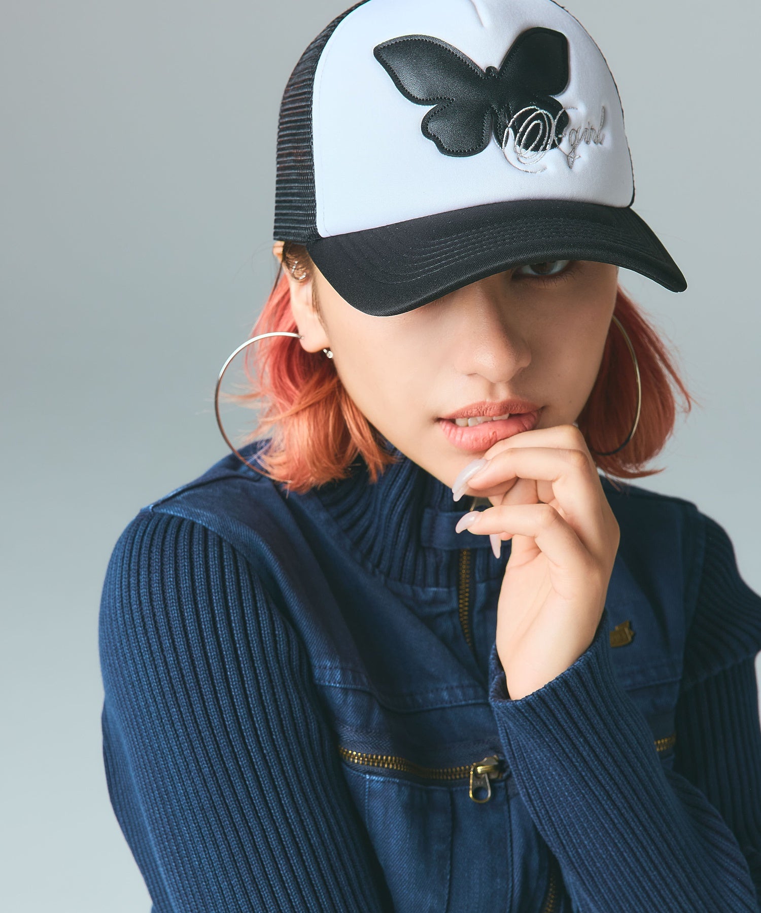 BUTTERFLY PATCH TRUCKER CAP