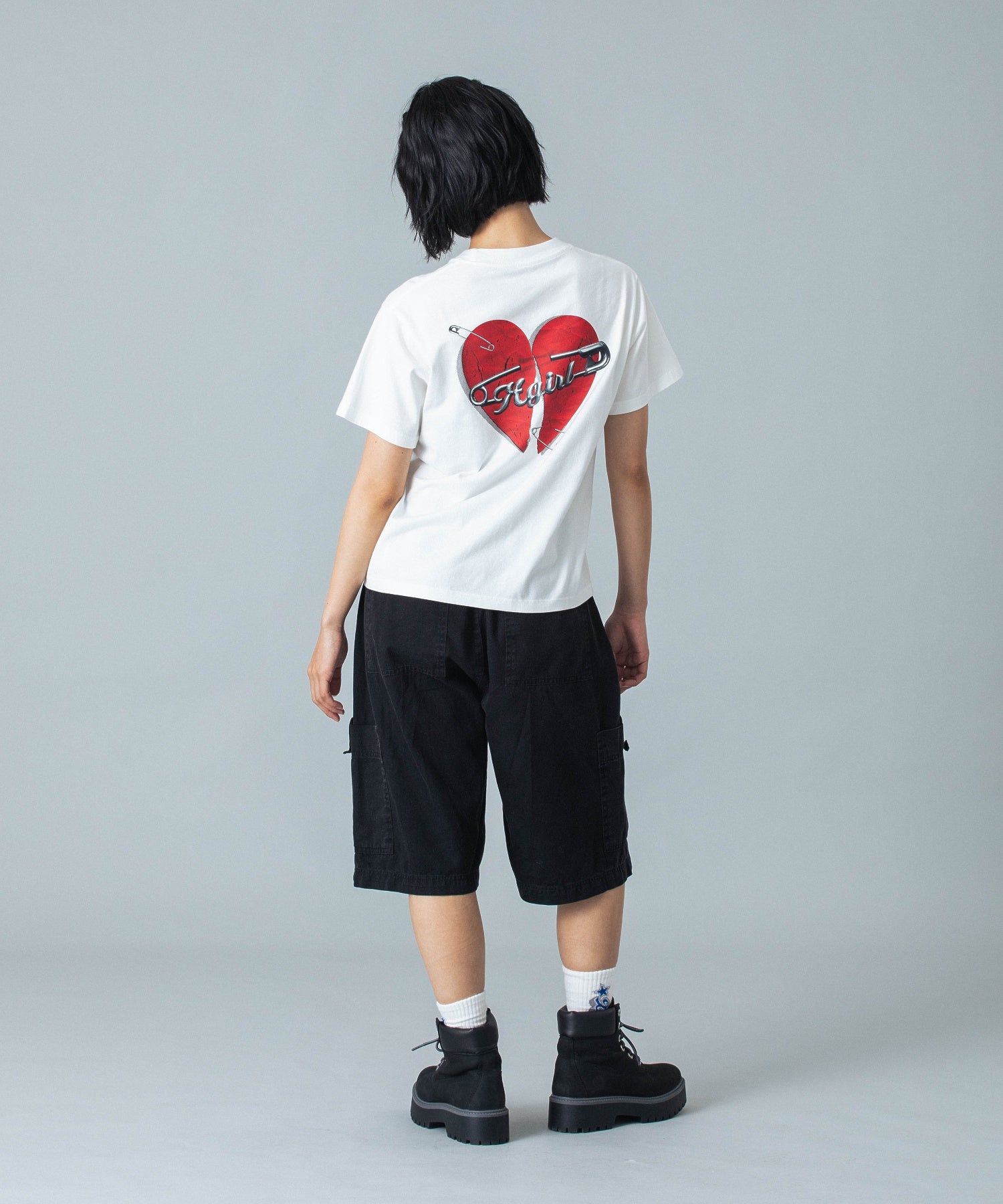 FADED FACE EASY HALF PANTS