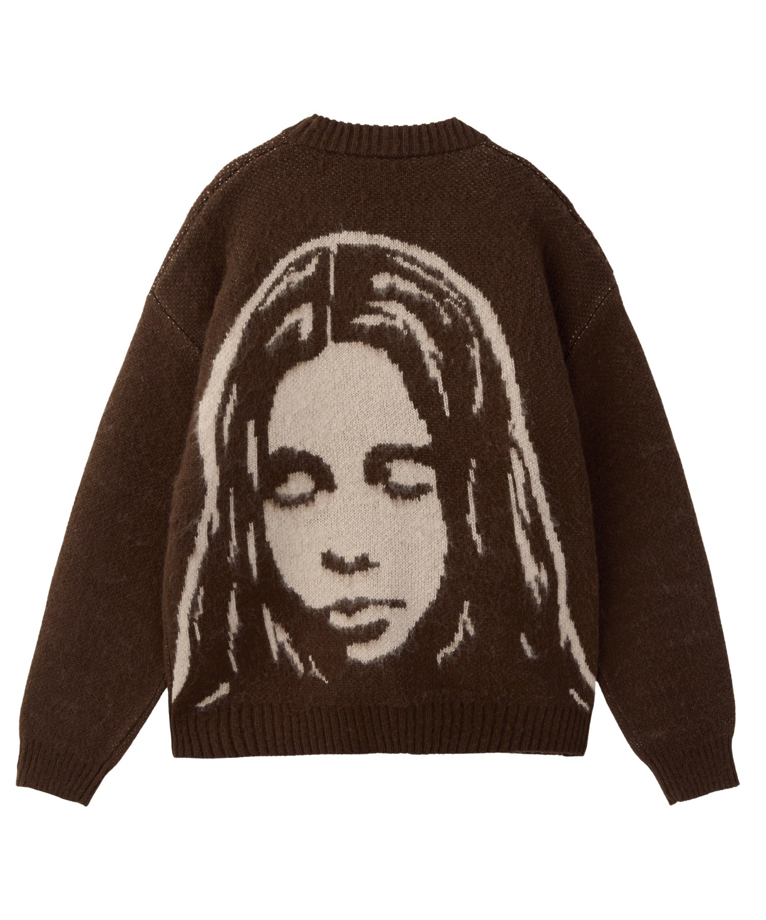 FACE JACQUARD KNIT CARDIGAN