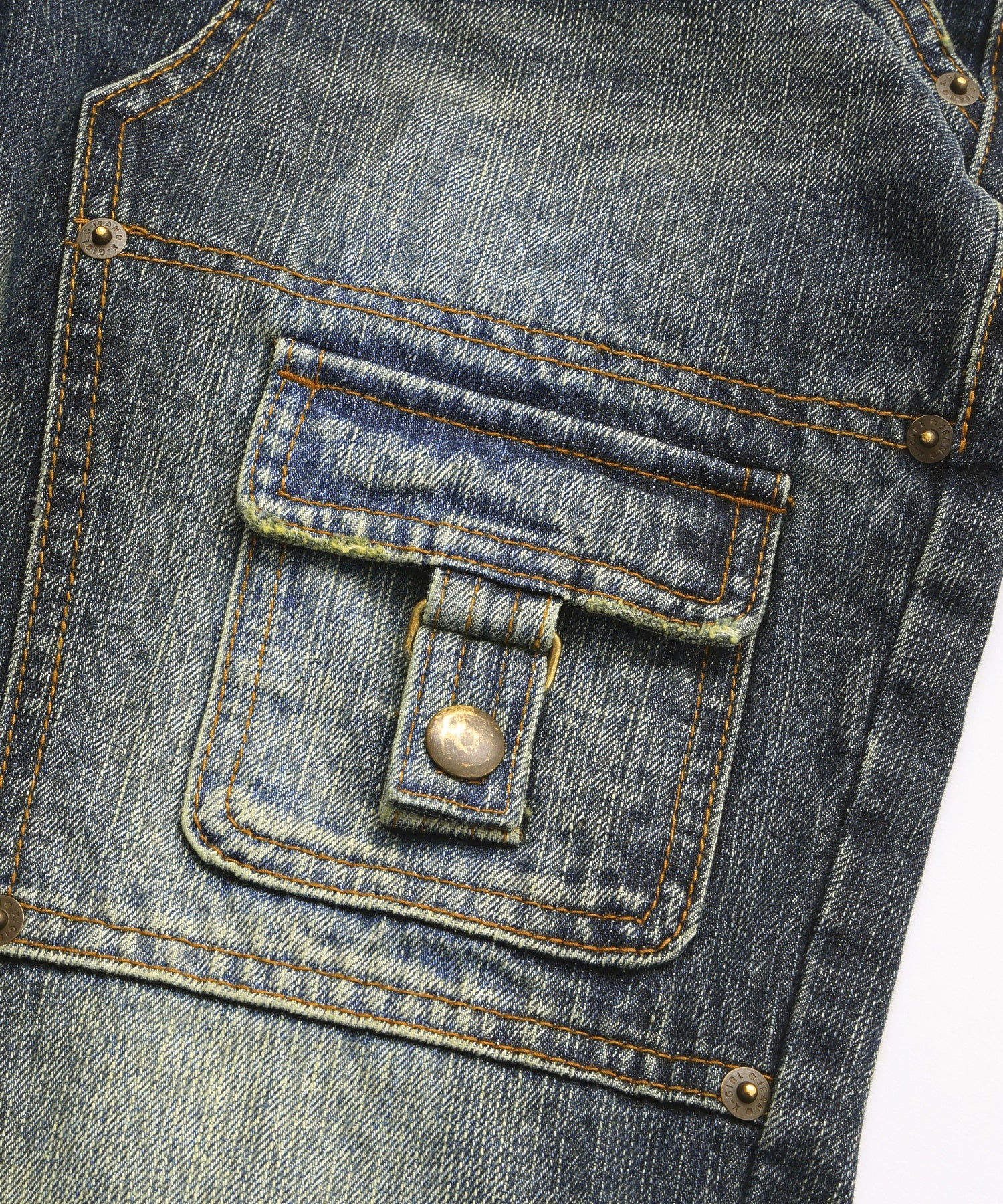 FRONT POCKET DENIM PANTS