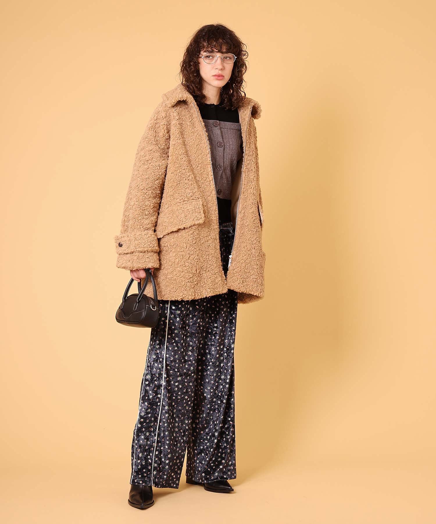 ボアハーフコート