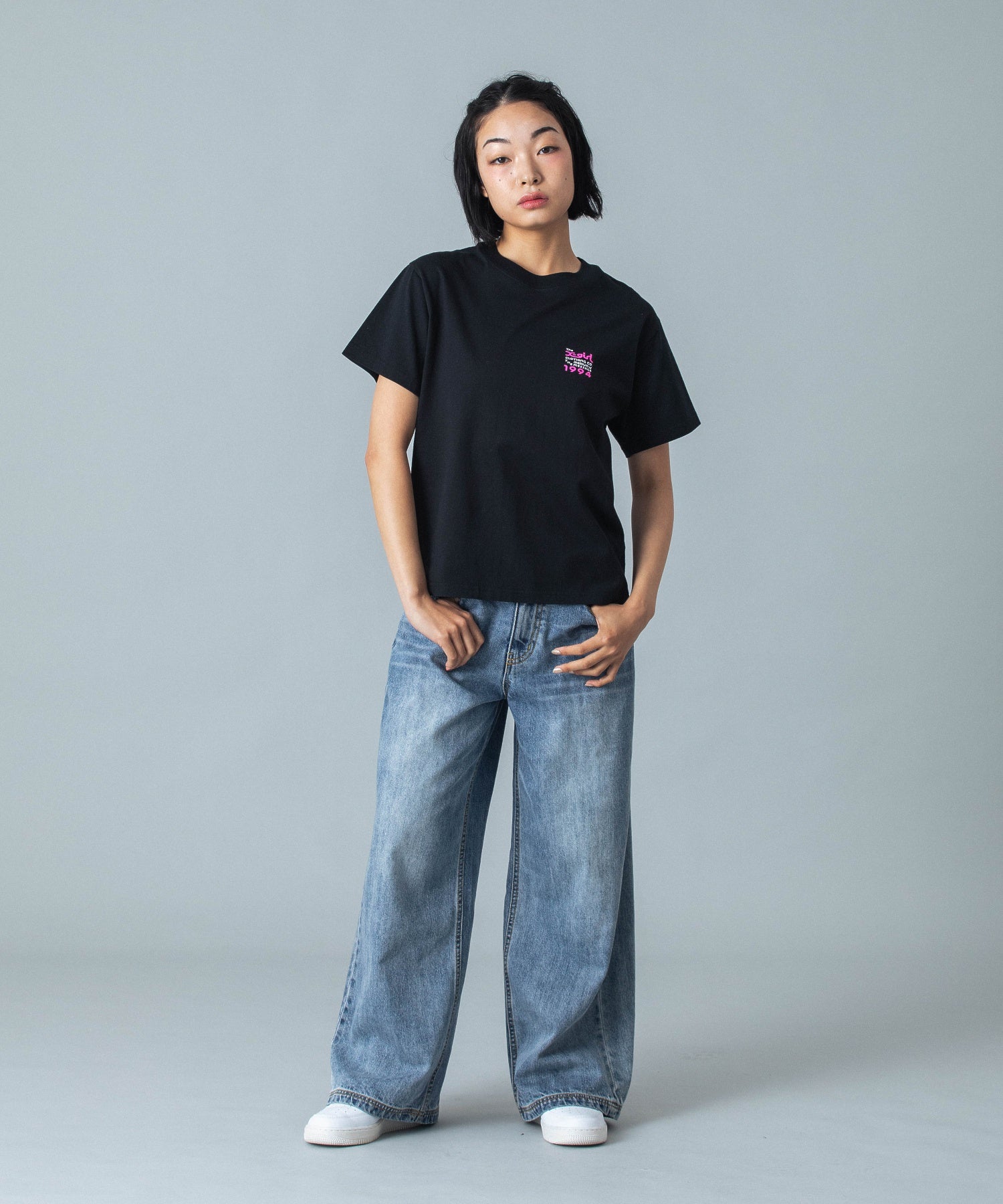 WAIST ADJUST DENIM PANTS