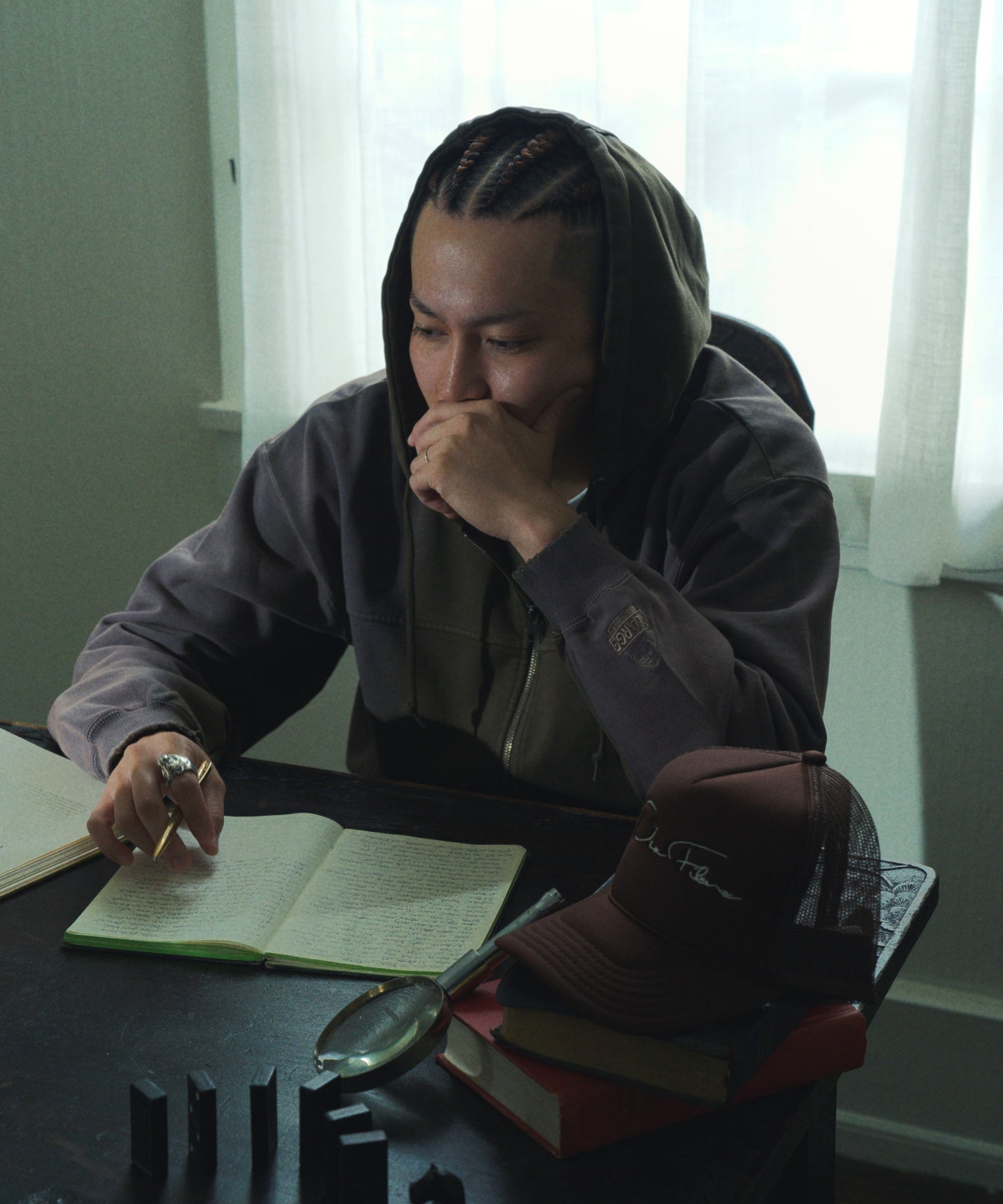 XLARGE×DexFilmz ZIP UP HOODED SWEATSHIRT